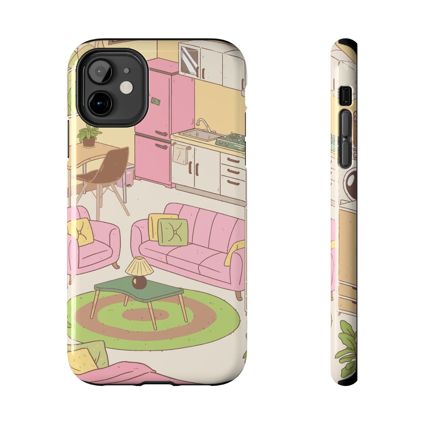 Cozy Home Vibes Tough Phone Case | Fun Living Room Design