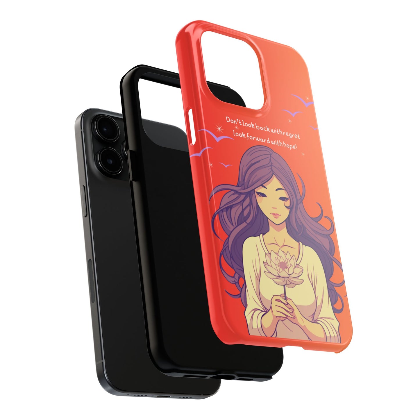 Inspirational Tough Phone Case - 'Look Forward with Hope' Design