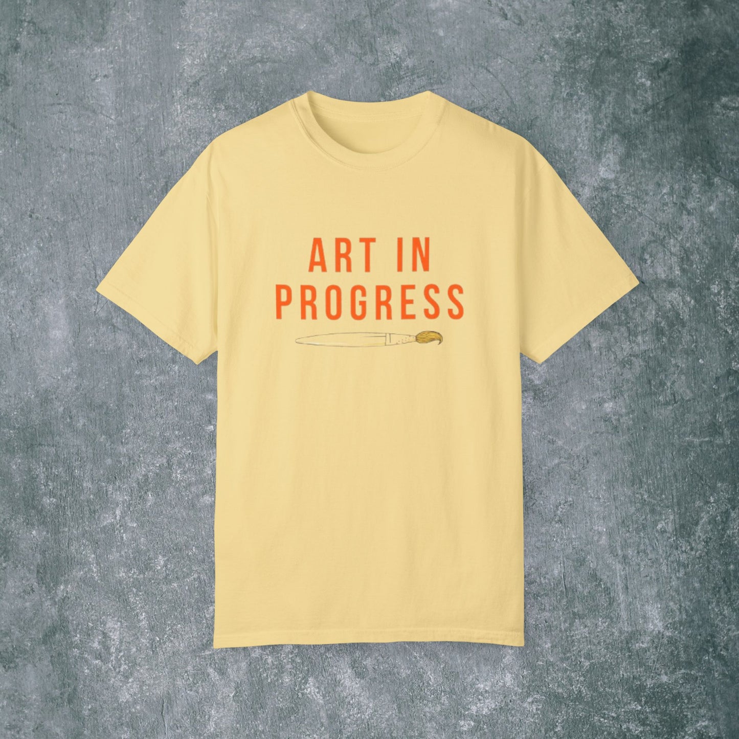 Art in Progress T-Shirt - Creative Expression Tee - With Back Print