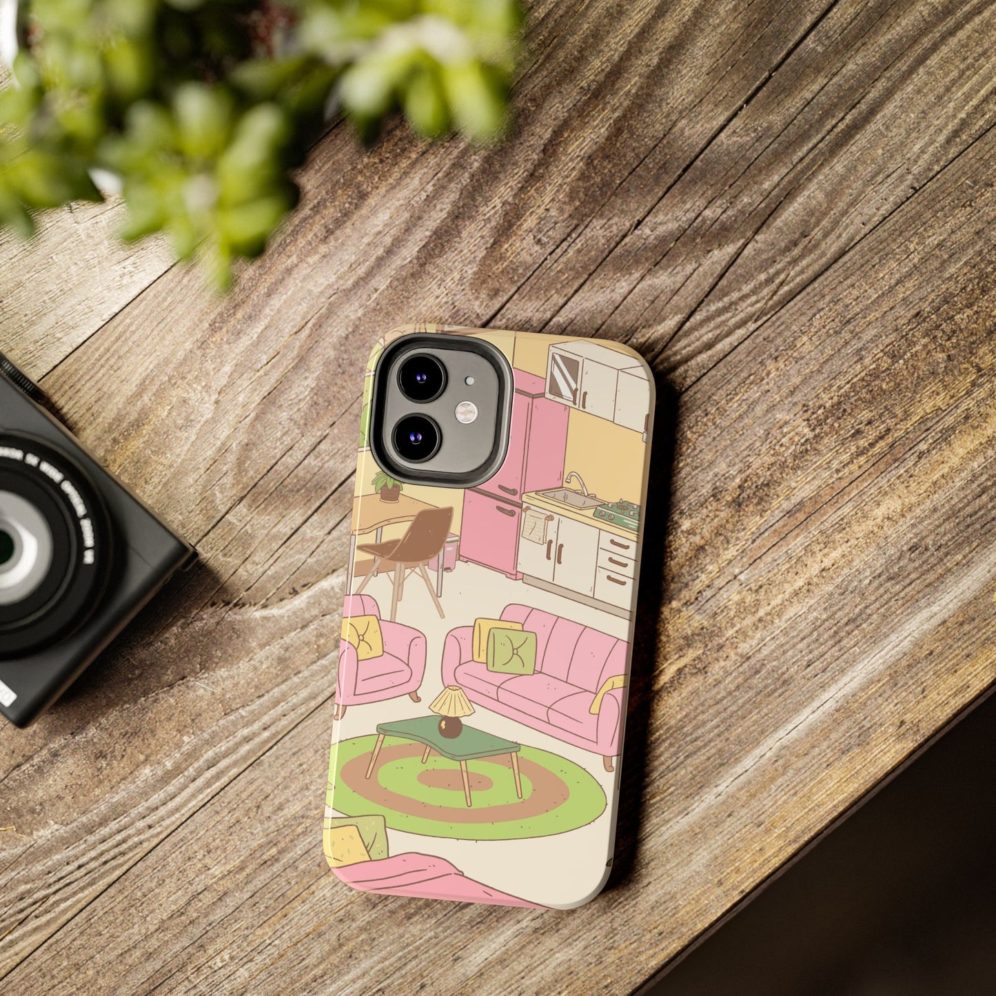 Cozy Home Vibes Tough Phone Case | Fun Living Room Design