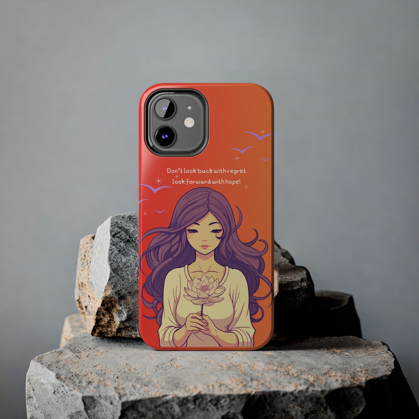 Inspirational Tough Phone Case - 'Look Forward with Hope' Design