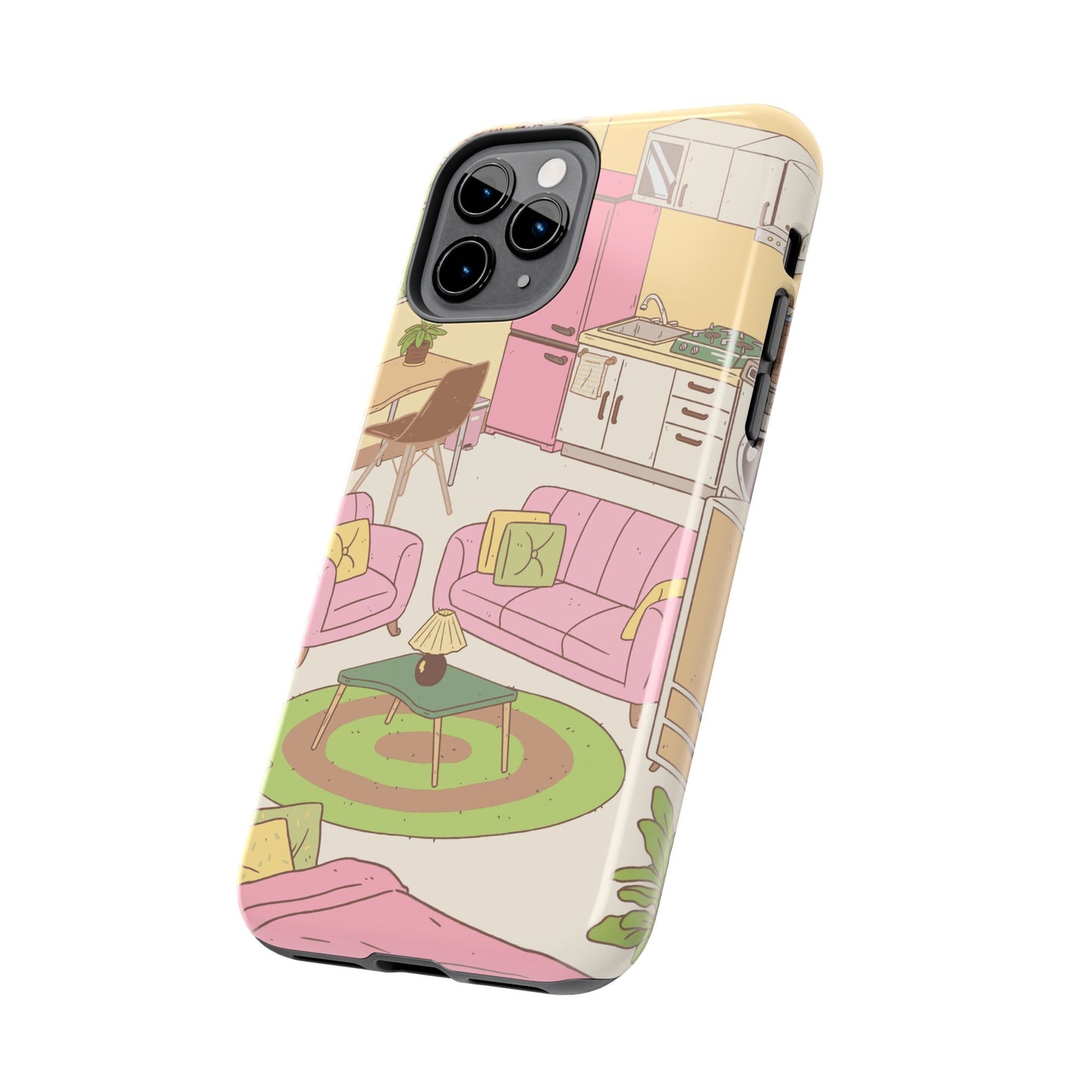 Cozy Home Vibes Tough Phone Case | Fun Living Room Design