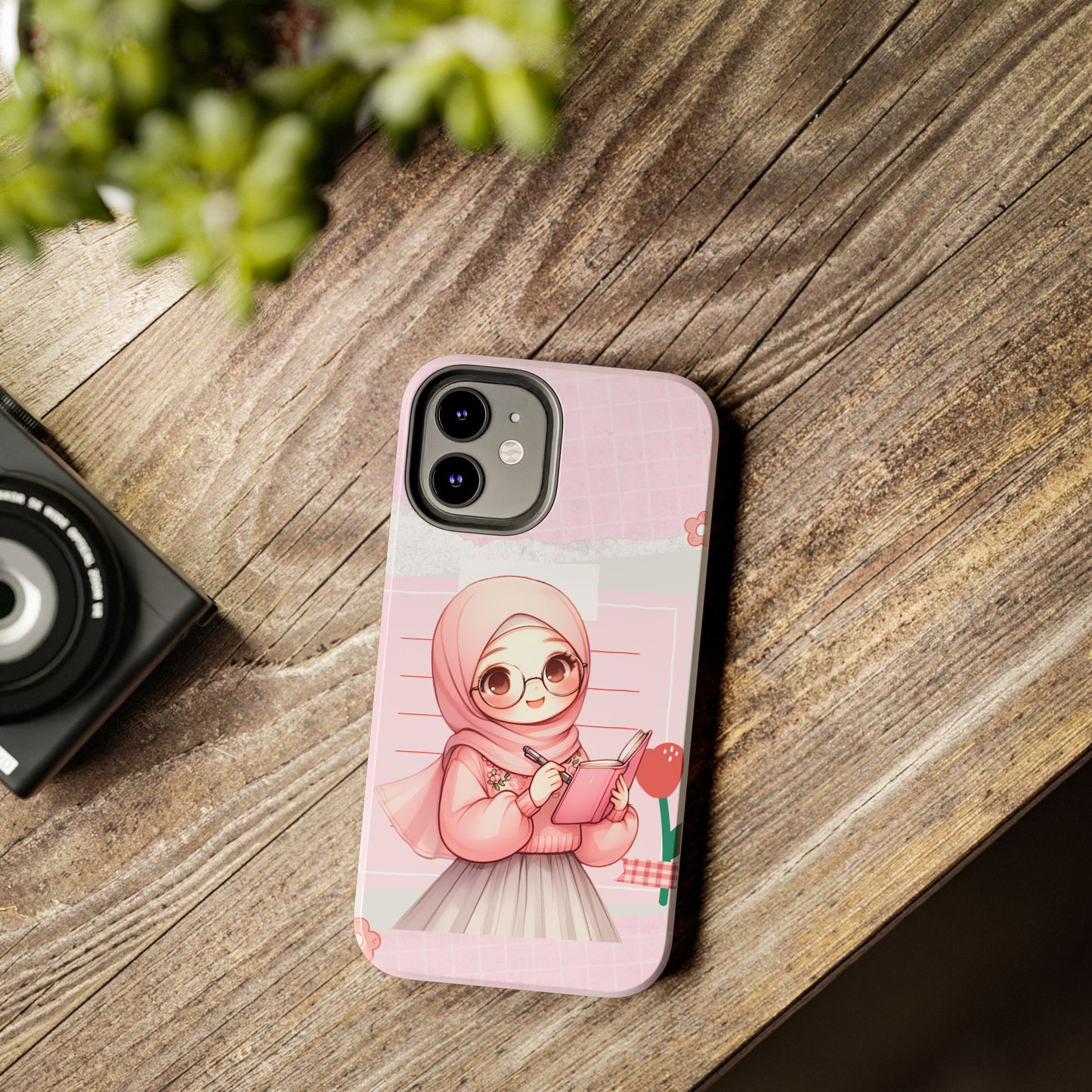 Cute Illustrated Phone Case for Girls - Stylish Tough Phone Cases with Floral Design