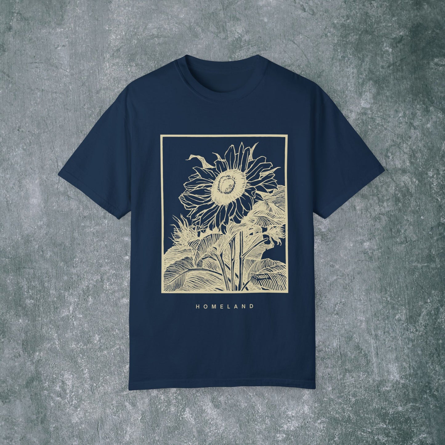 Homeland Floral Unisex Garment-Dyed T-Shirt