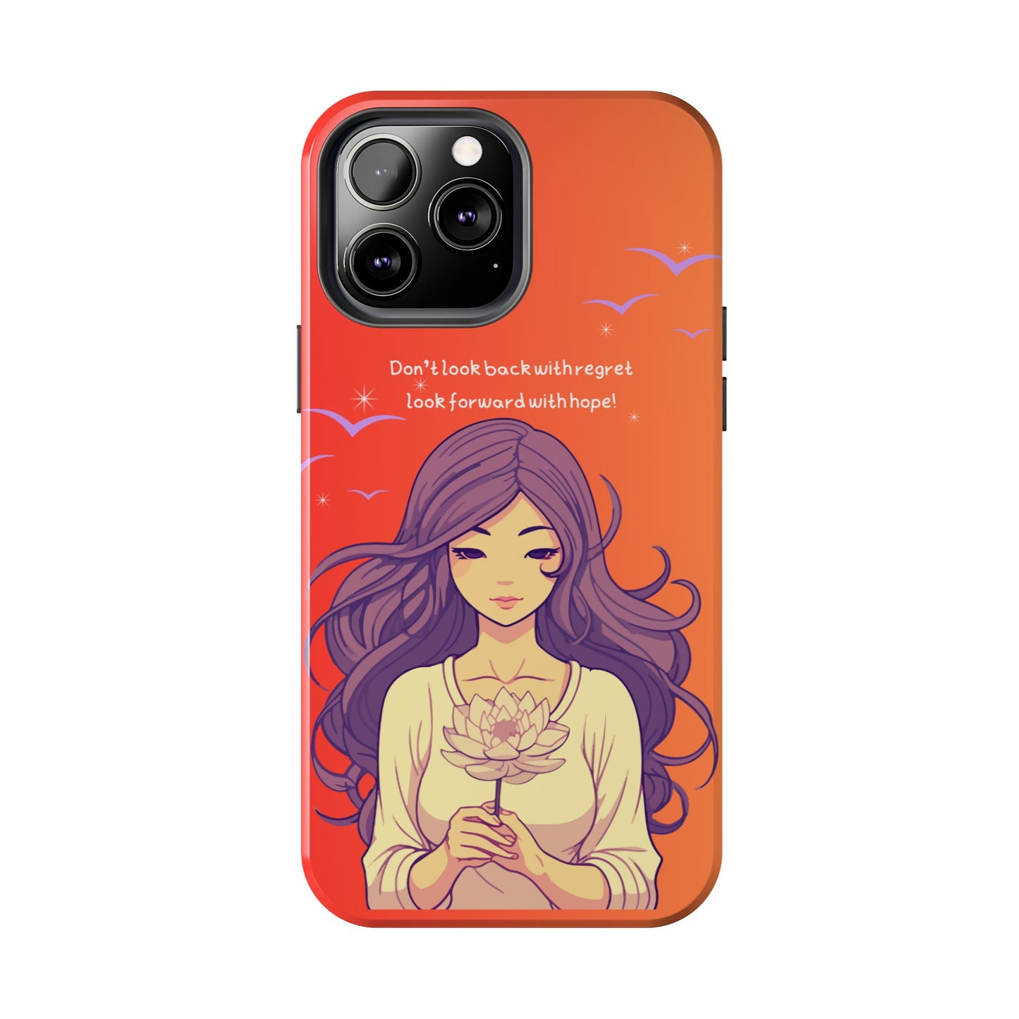 Inspirational Tough Phone Case - 'Look Forward with Hope' Design