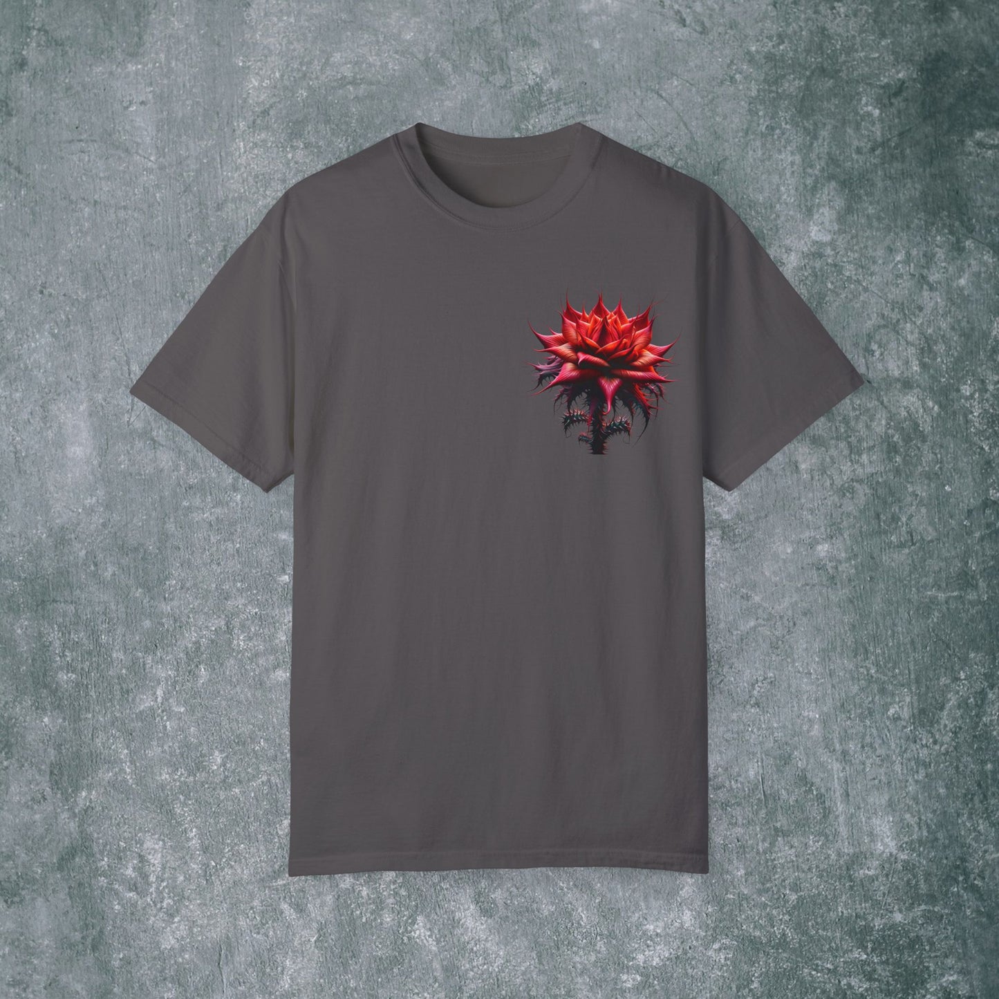 Vintage Floral Hummingbird T-Shirt - With Back Print