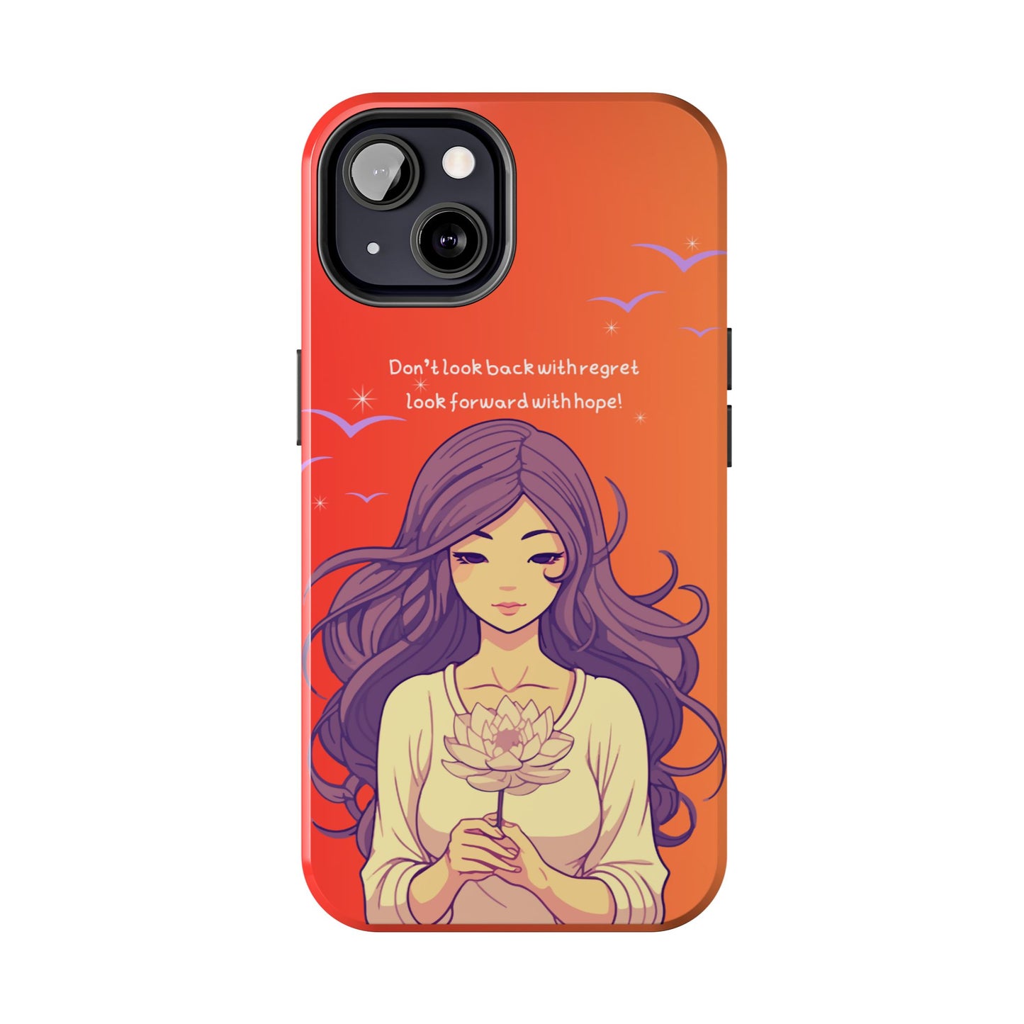 Inspirational Tough Phone Case - 'Look Forward with Hope' Design