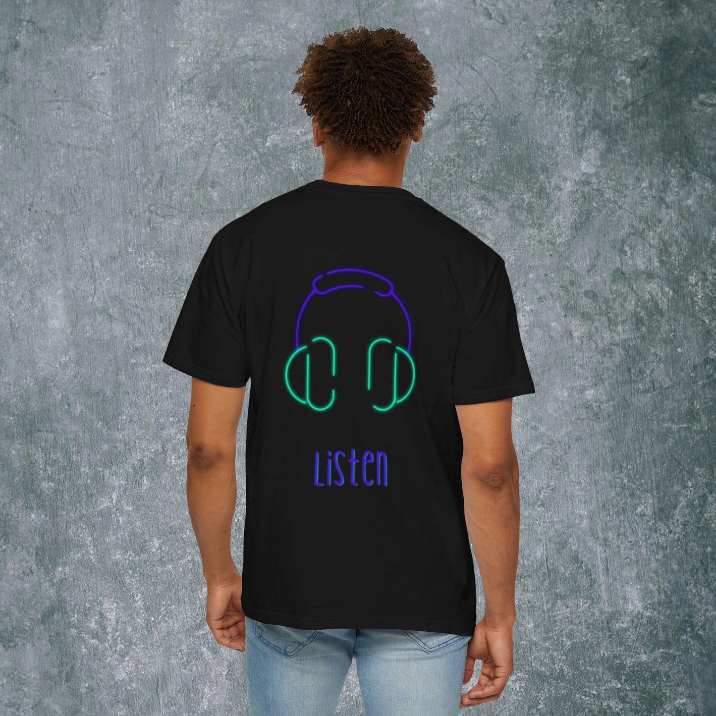 Sound Up T-Shirt for Music Lovers - With Back Print