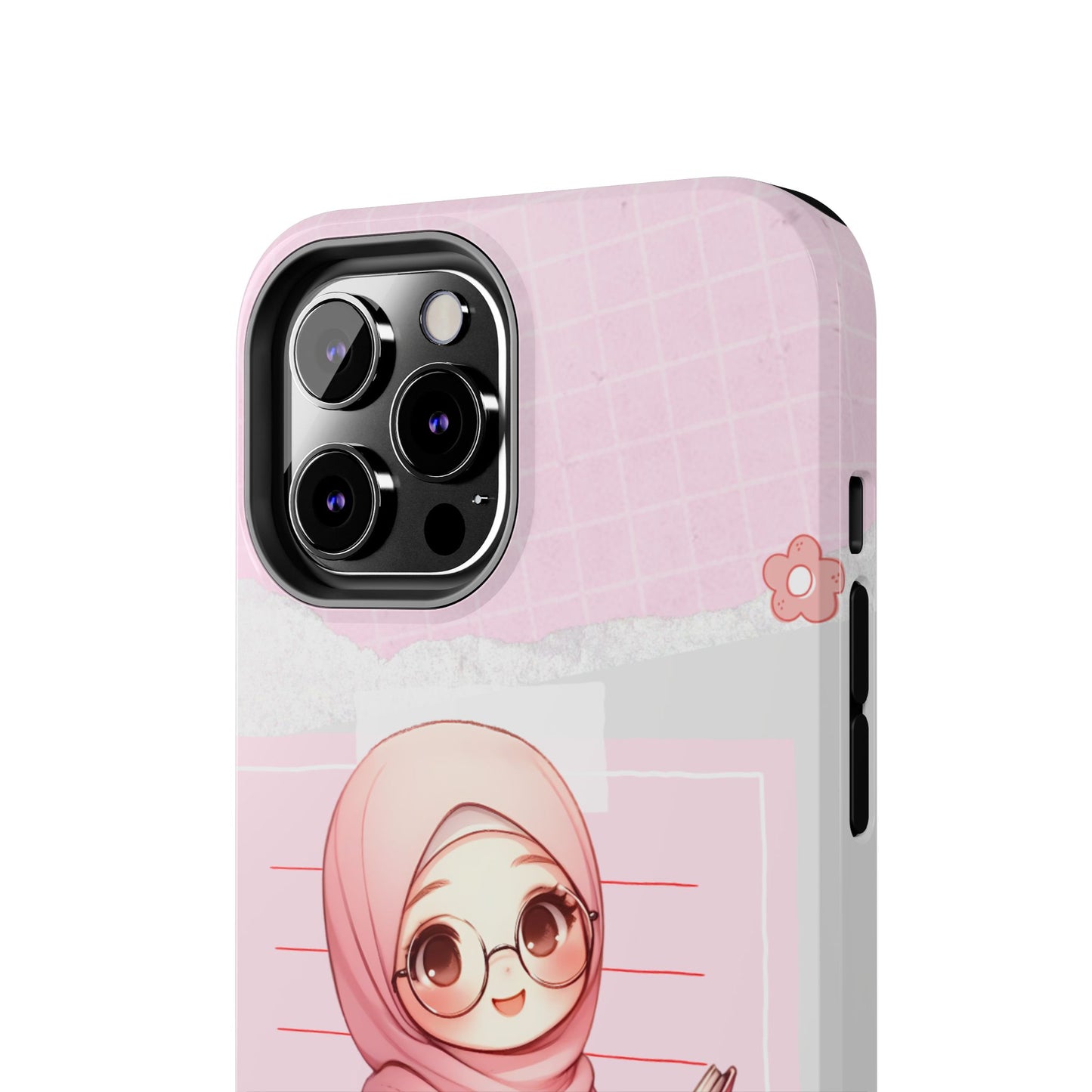 Cute Illustrated Phone Case for Girls - Stylish Tough Phone Cases with Floral Design