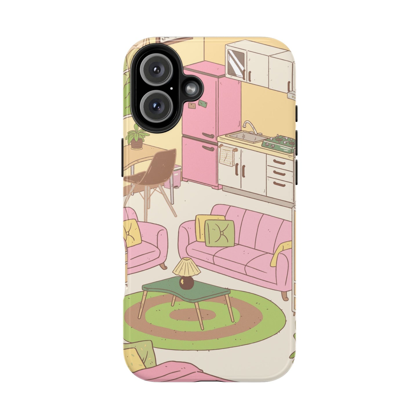 Cozy Home Vibes Tough Phone Case | Fun Living Room Design
