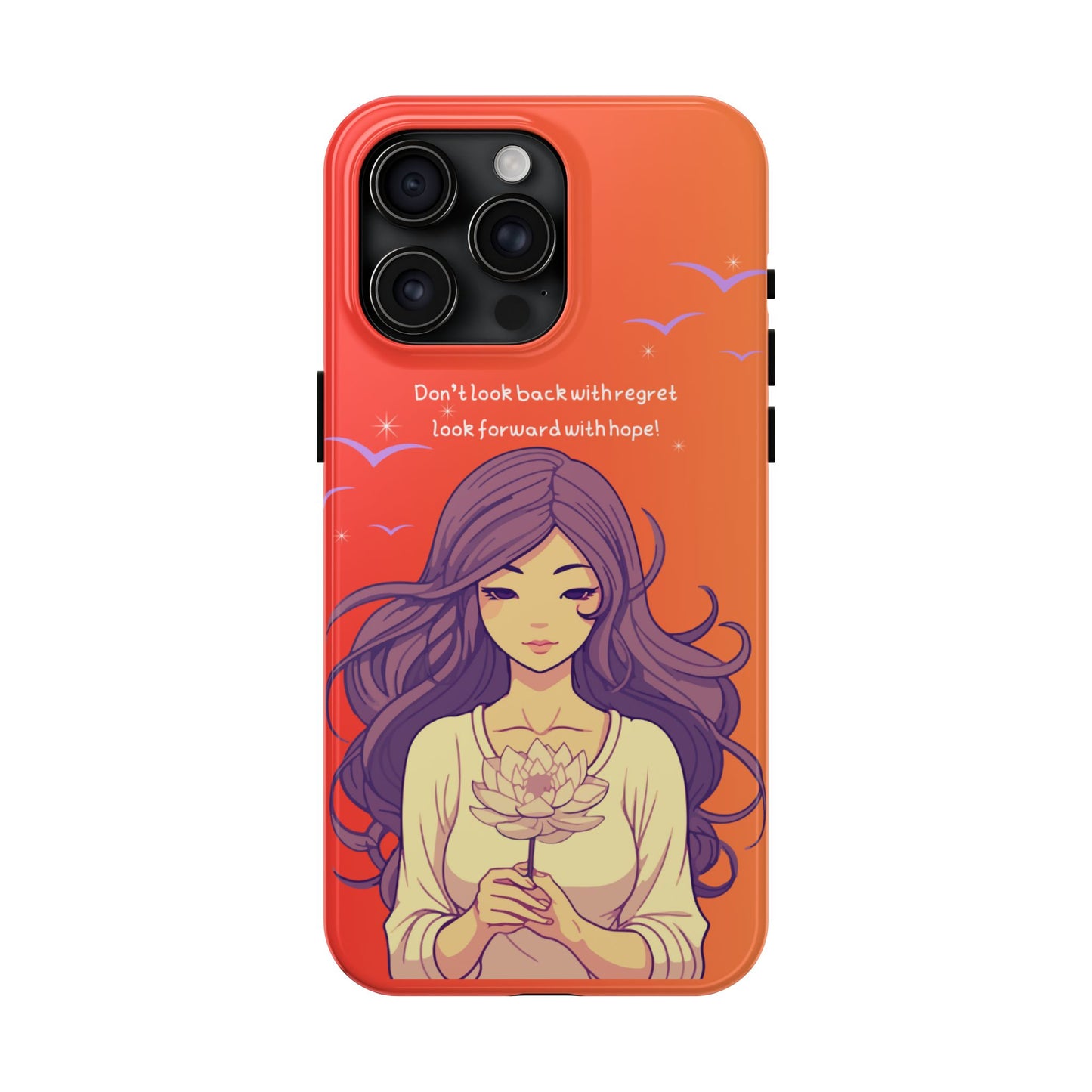 Inspirational Tough Phone Case - 'Look Forward with Hope' Design