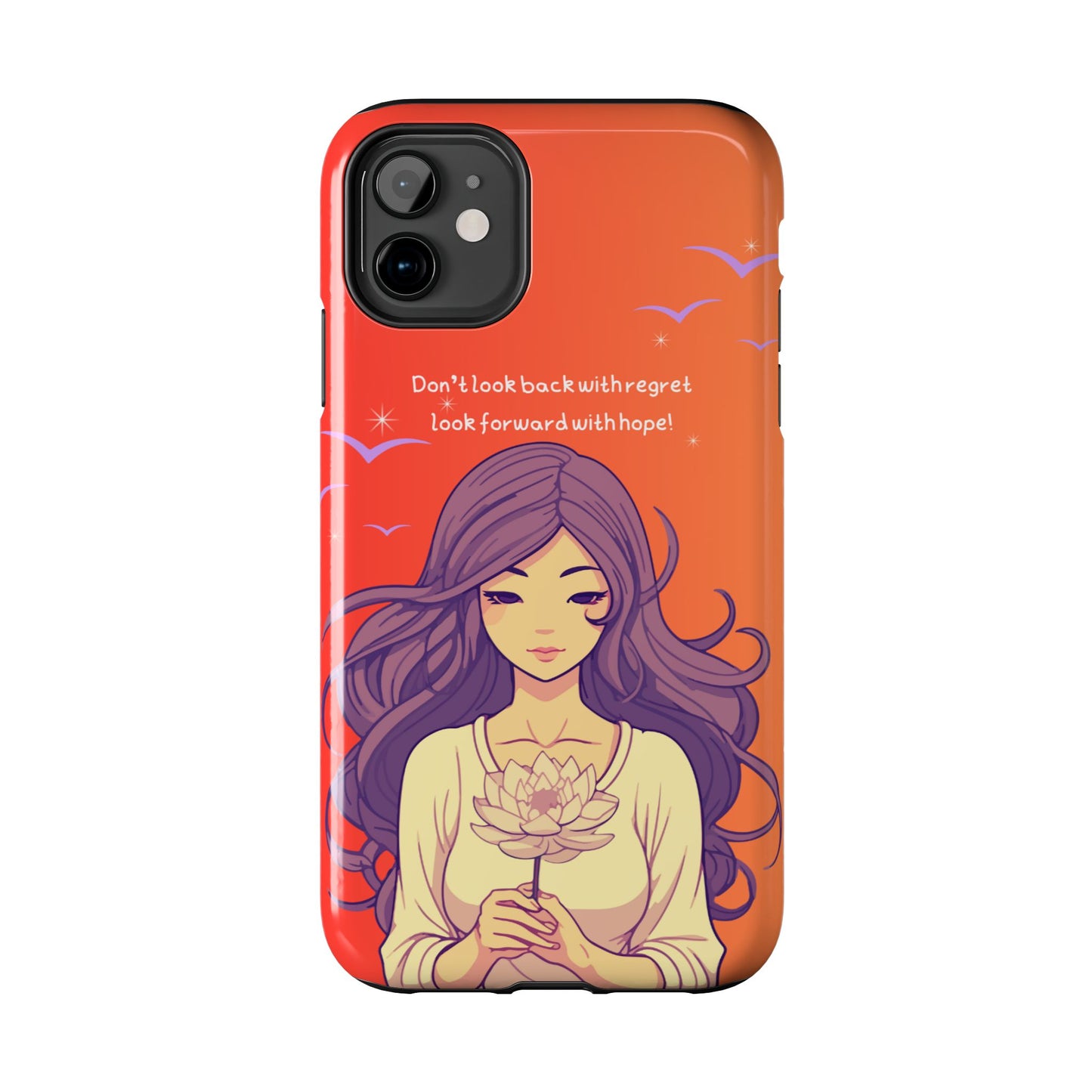 Inspirational Tough Phone Case - 'Look Forward with Hope' Design