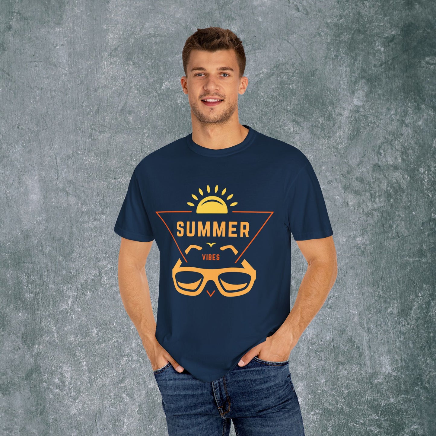 Summer Vibes Unisex Garment-Dyed T-Shirt