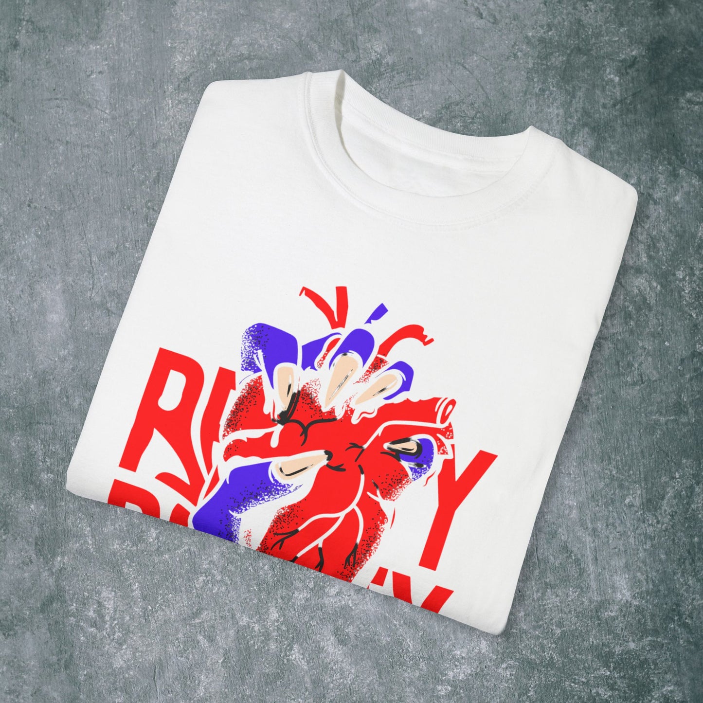 Vibrant Heart Unisex Garment-Dyed T-Shirt