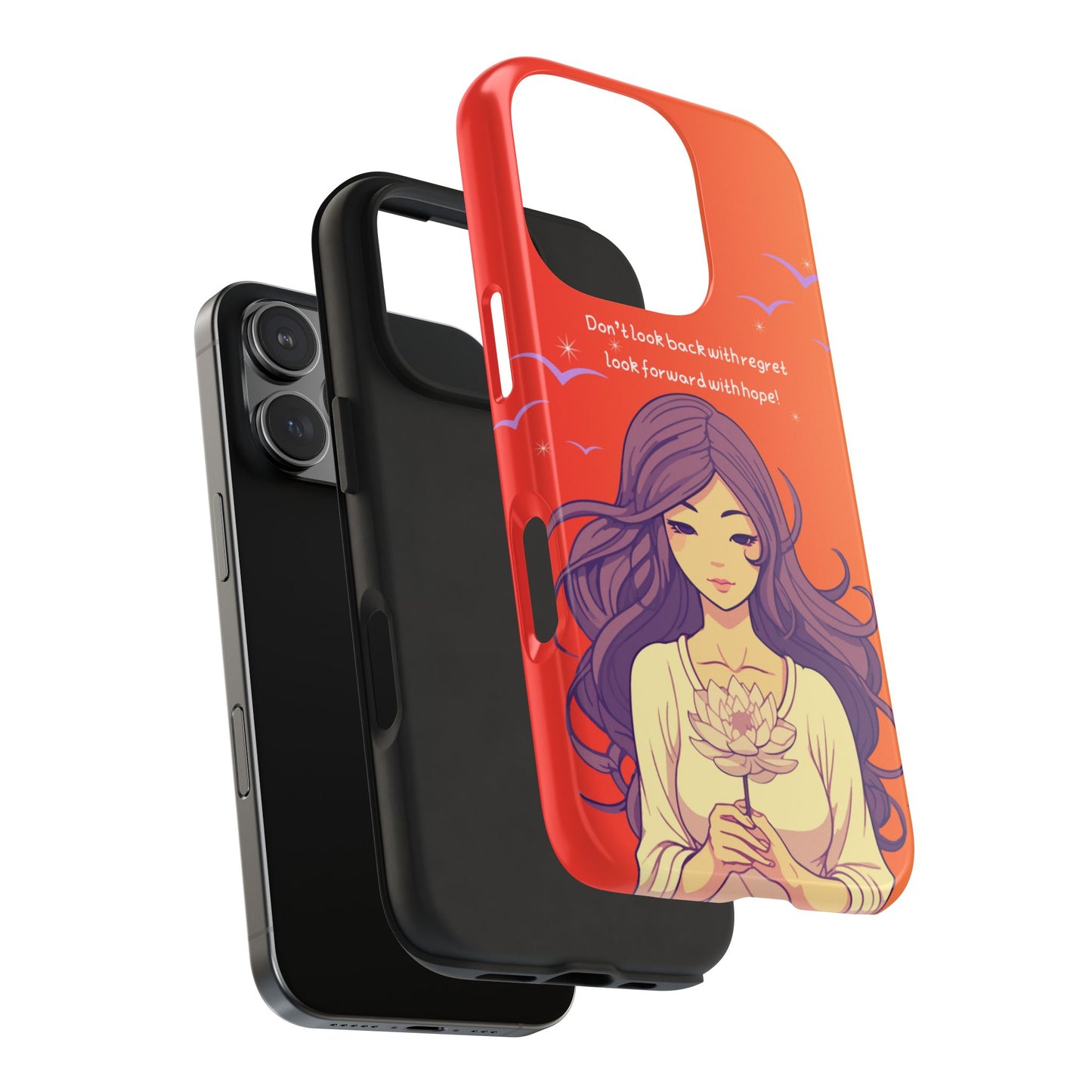 Inspirational Tough Phone Case - 'Look Forward with Hope' Design