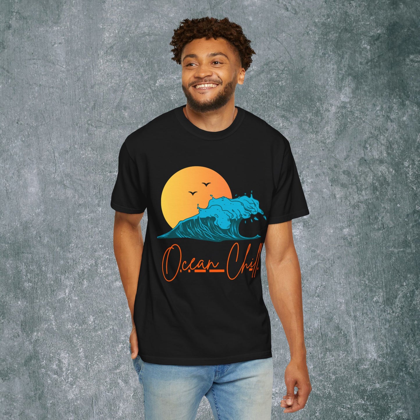 Ocean Chill Unisex Garment-Dyed T-shirt - Perfect Summer Vibe