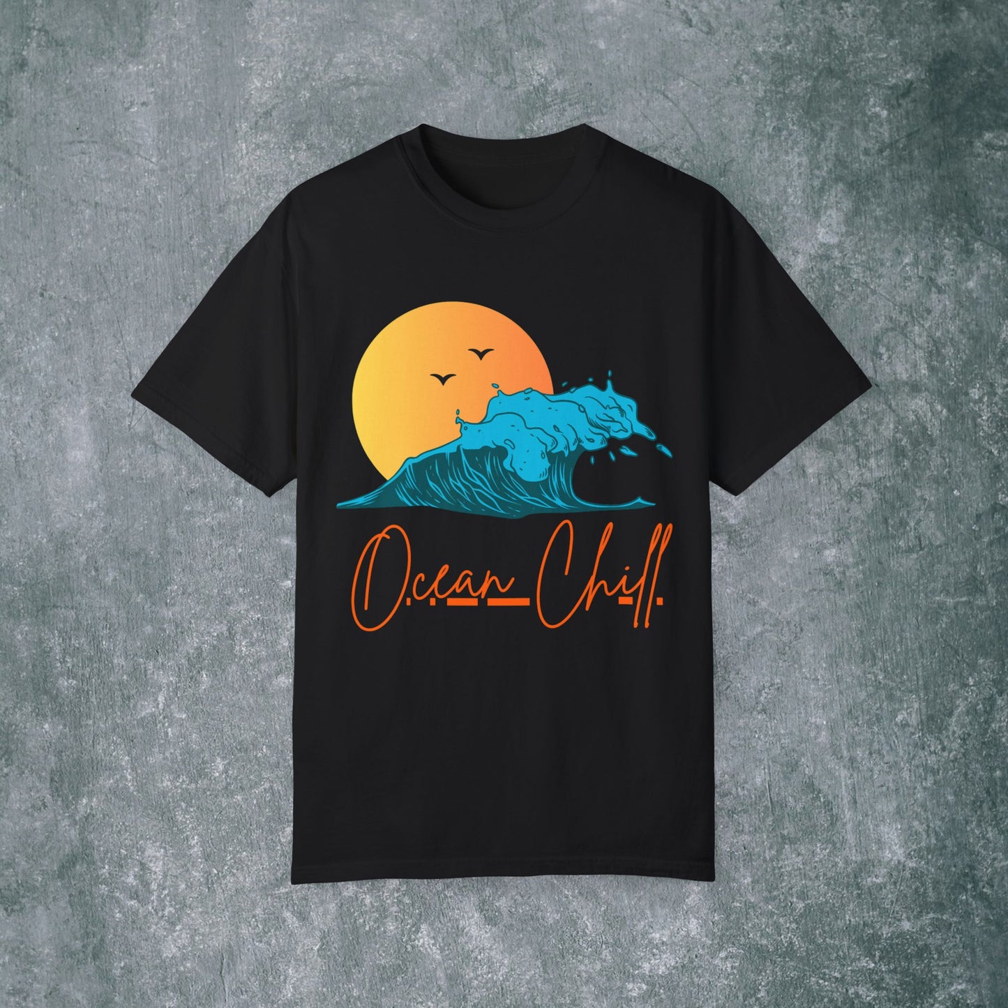 Ocean Chill Unisex Garment-Dyed T-shirt - Perfect Summer Vibe