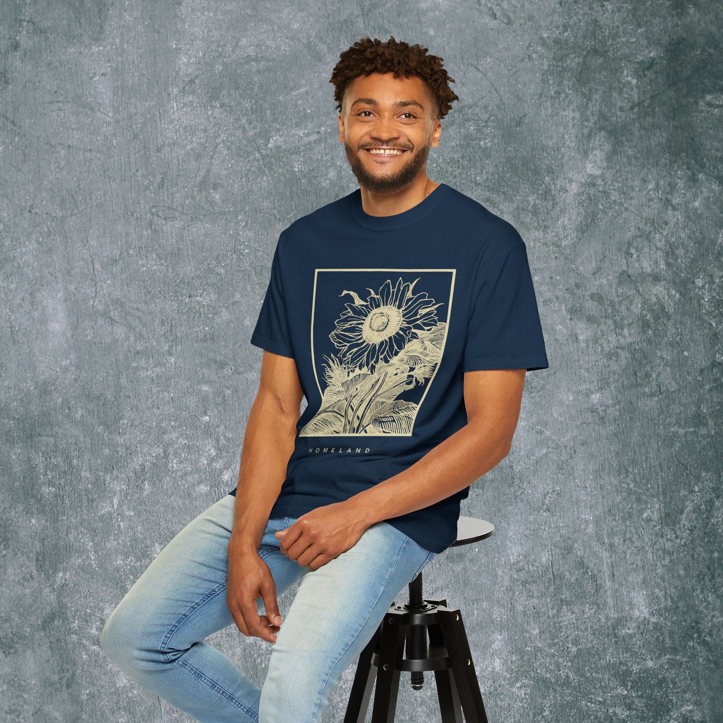 Homeland Floral Unisex Garment-Dyed T-Shirt