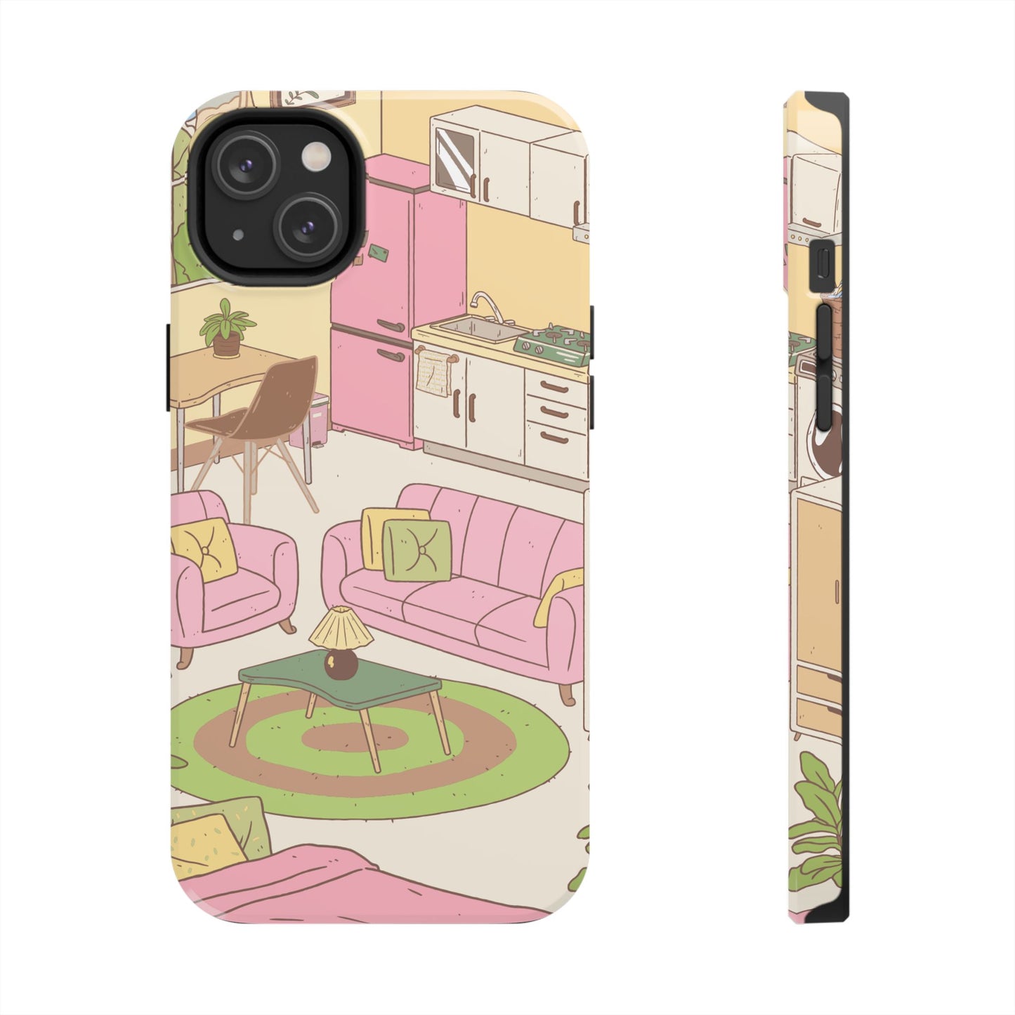Cozy Home Vibes Tough Phone Case | Fun Living Room Design