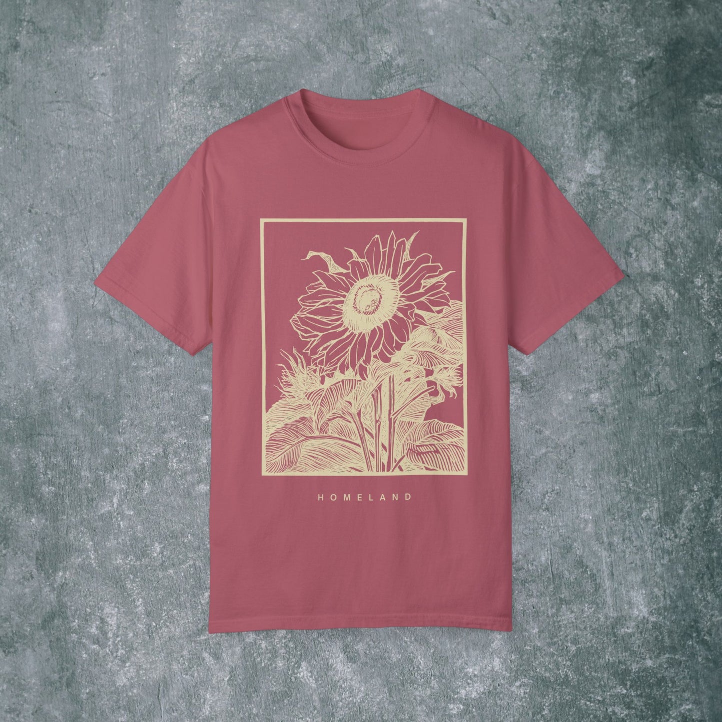 Homeland Floral Unisex Garment-Dyed T-Shirt