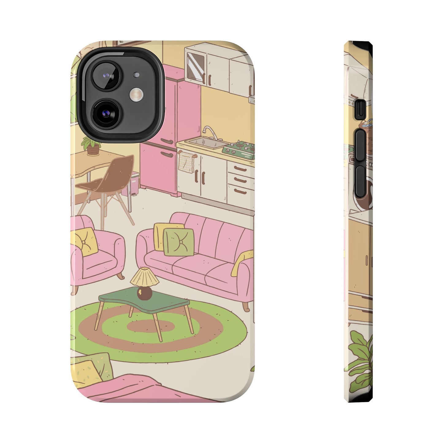 Cozy Home Vibes Tough Phone Case | Fun Living Room Design