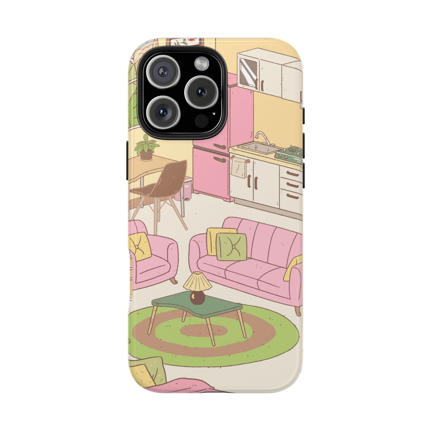 Cozy Home Vibes Tough Phone Case | Fun Living Room Design