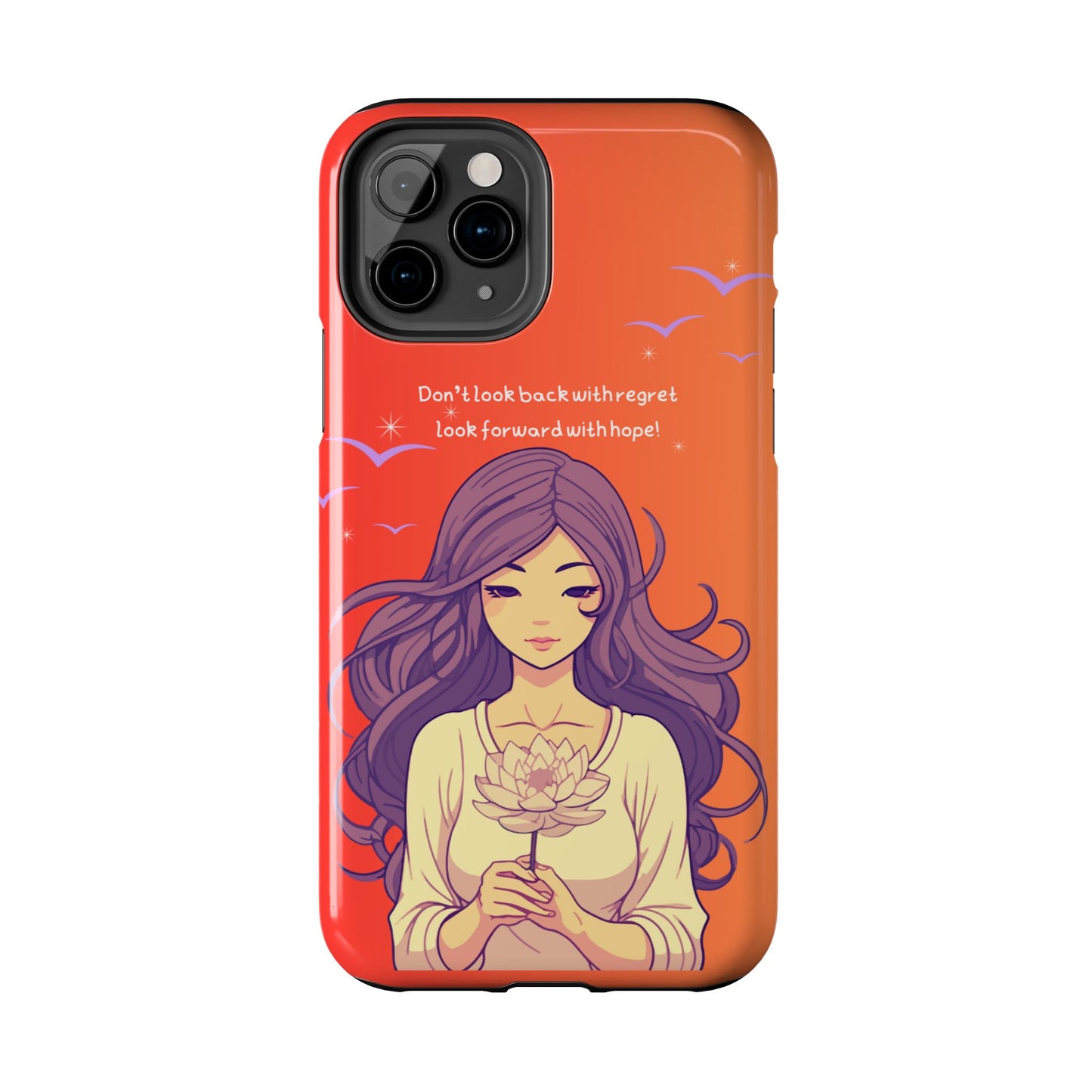 Inspirational Tough Phone Case - 'Look Forward with Hope' Design