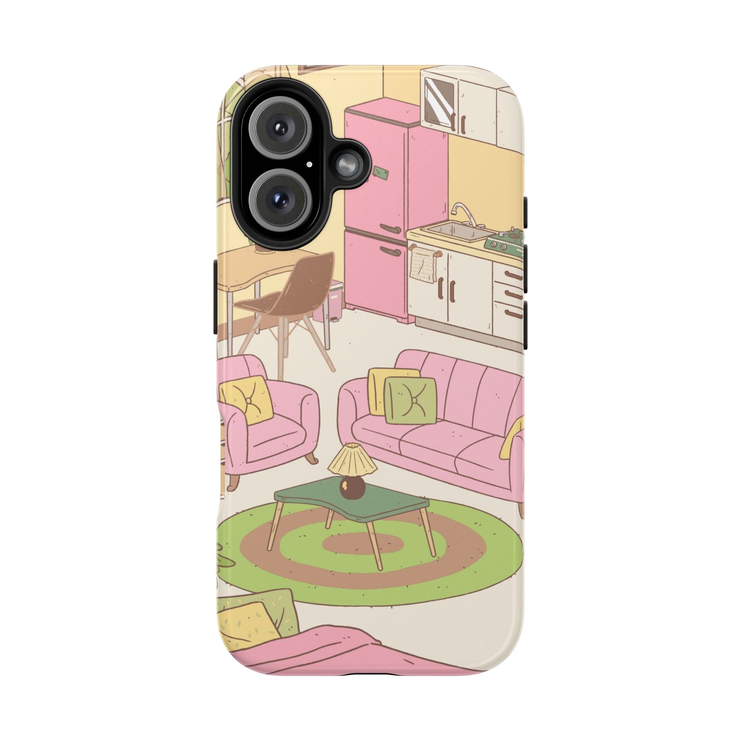 Cozy Home Vibes Tough Phone Case | Fun Living Room Design