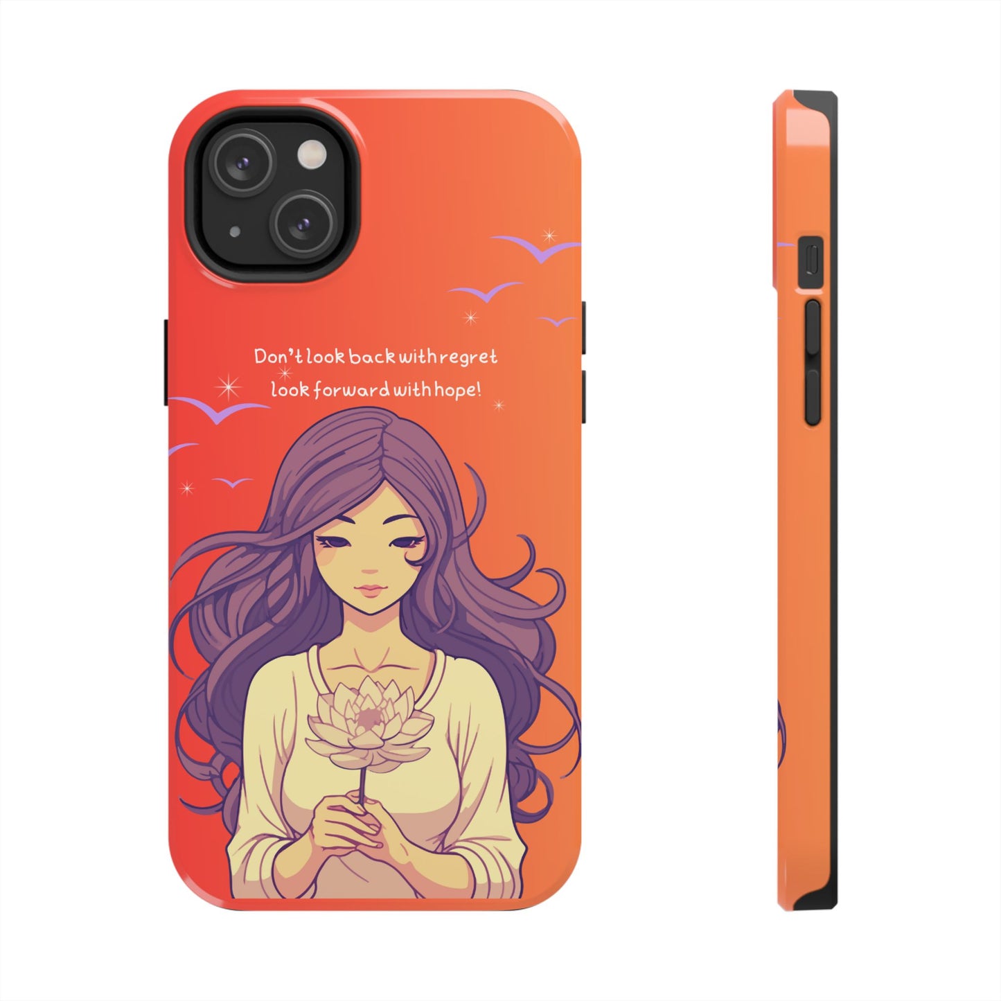 Inspirational Tough Phone Case - 'Look Forward with Hope' Design