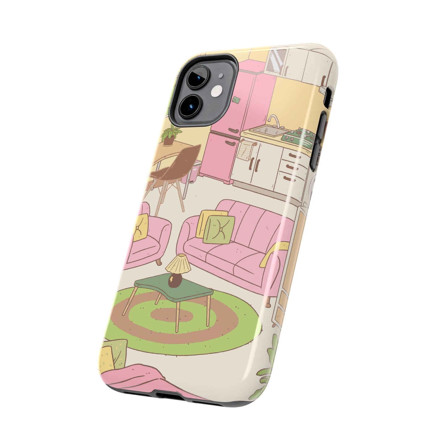Cozy Home Vibes Tough Phone Case | Fun Living Room Design