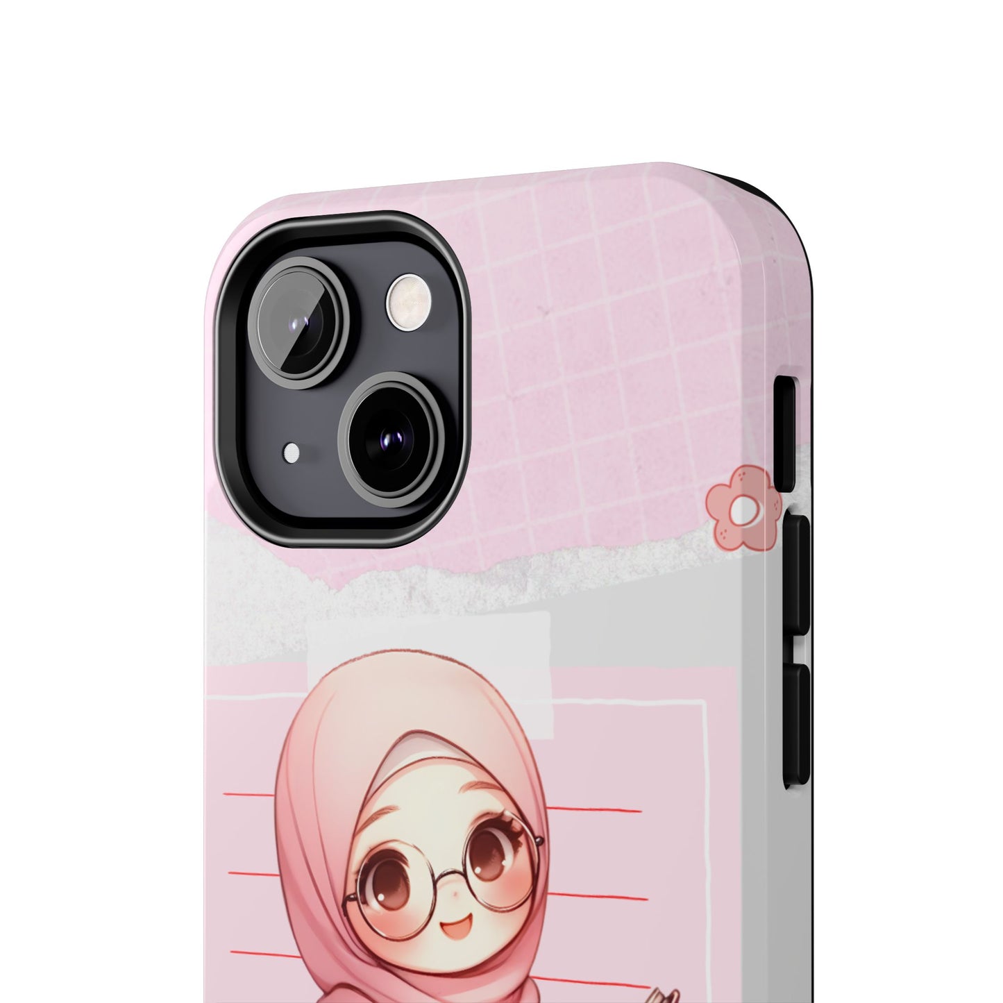 Cute Illustrated Phone Case for Girls - Stylish Tough Phone Cases with Floral Design