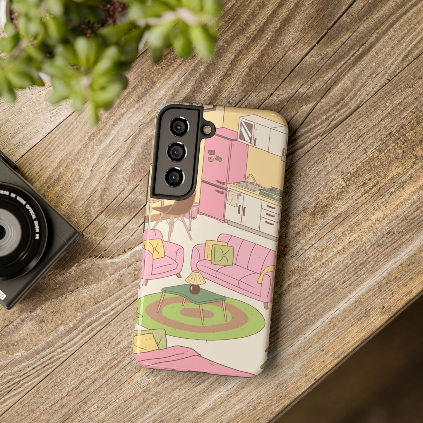 Cozy Home Vibes Tough Phone Case | Fun Living Room Design