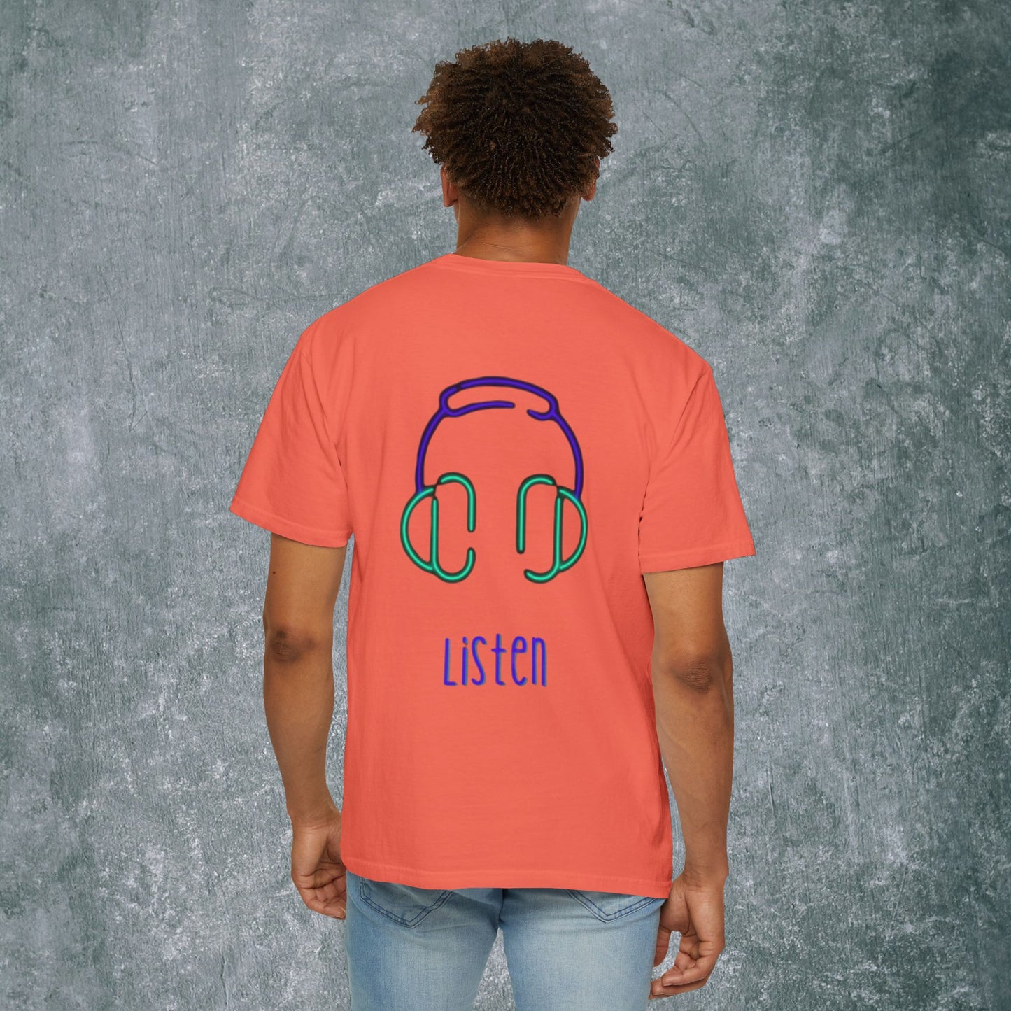 Sound Up T-Shirt for Music Lovers - With Back Print