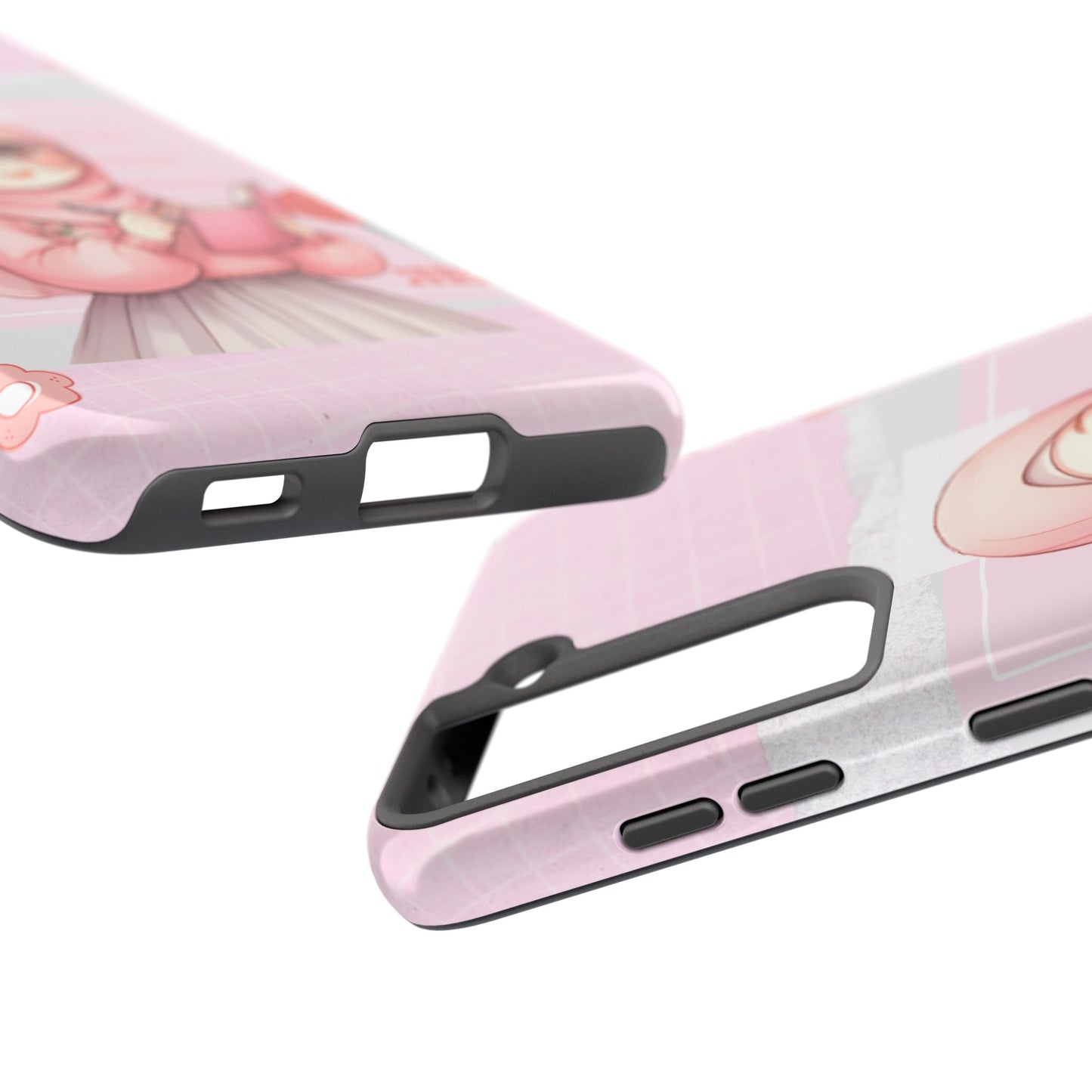 Cute Illustrated Phone Case for Girls - Stylish Tough Phone Cases with Floral Design
