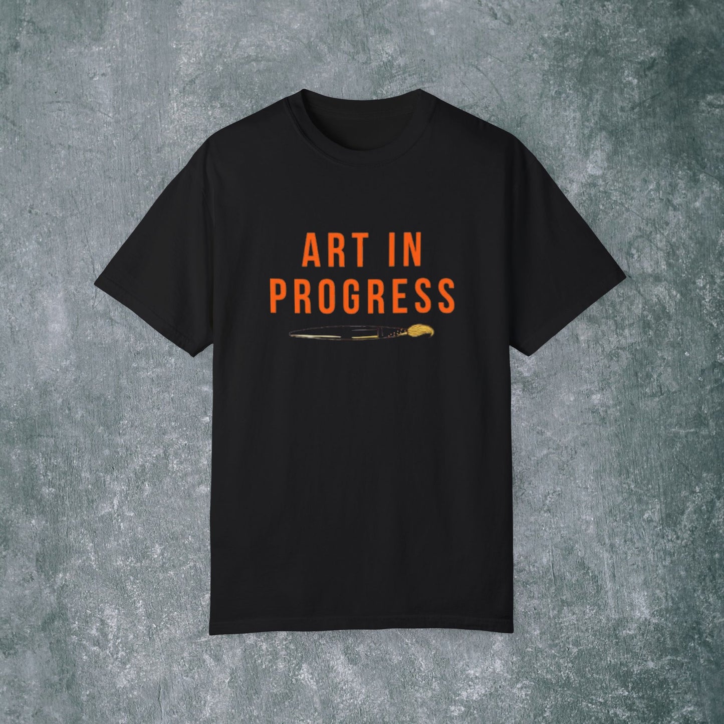 Art in Progress T-Shirt - Creative Expression Tee - With Back Print