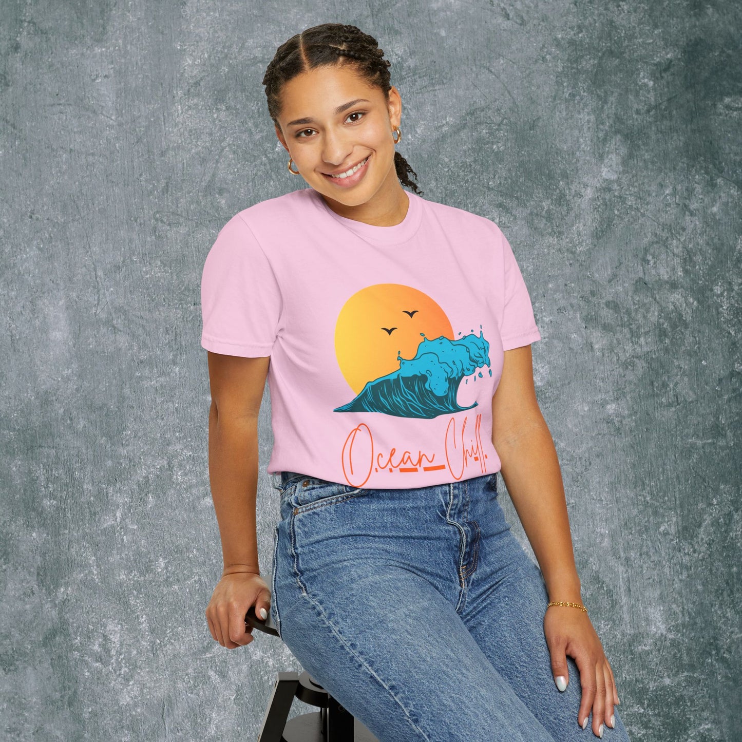 Ocean Chill Unisex Garment-Dyed T-shirt - Perfect Summer Vibe