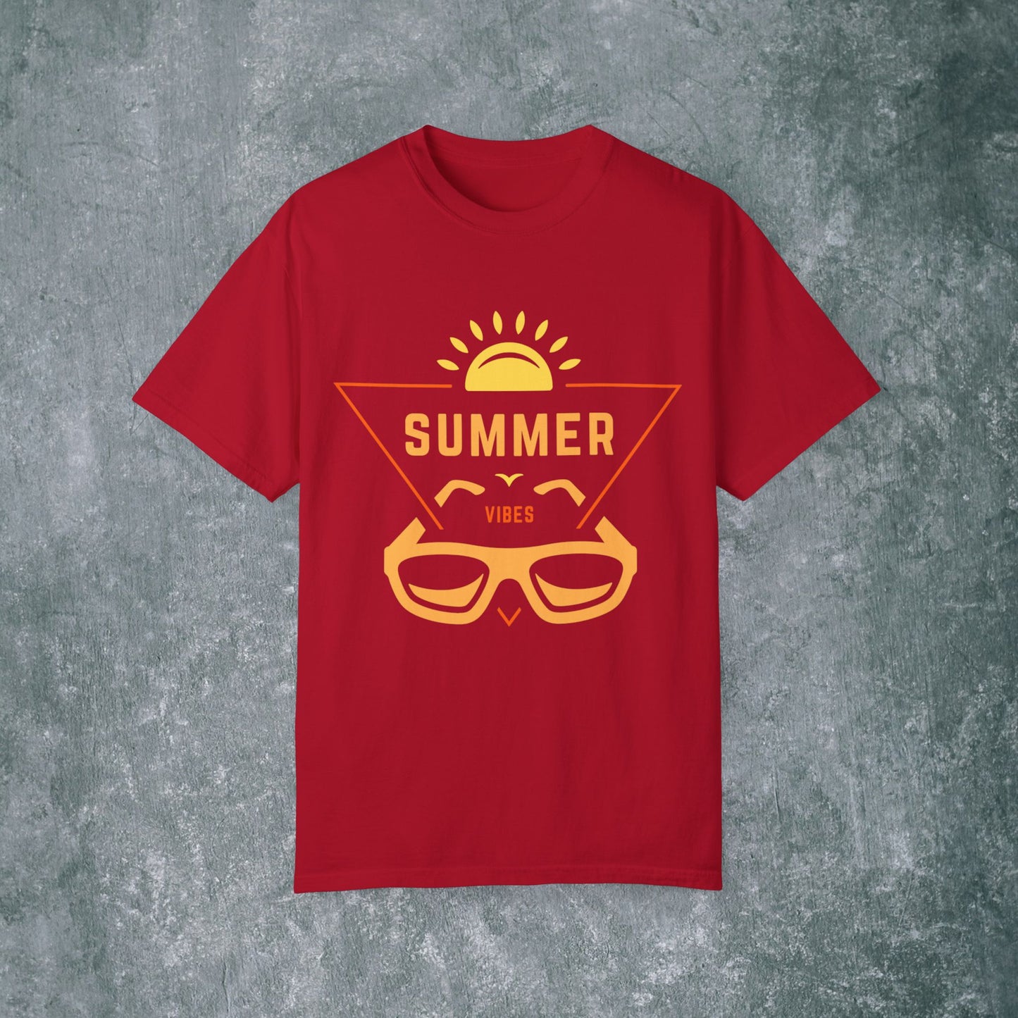 Summer Vibes Unisex Garment-Dyed T-Shirt