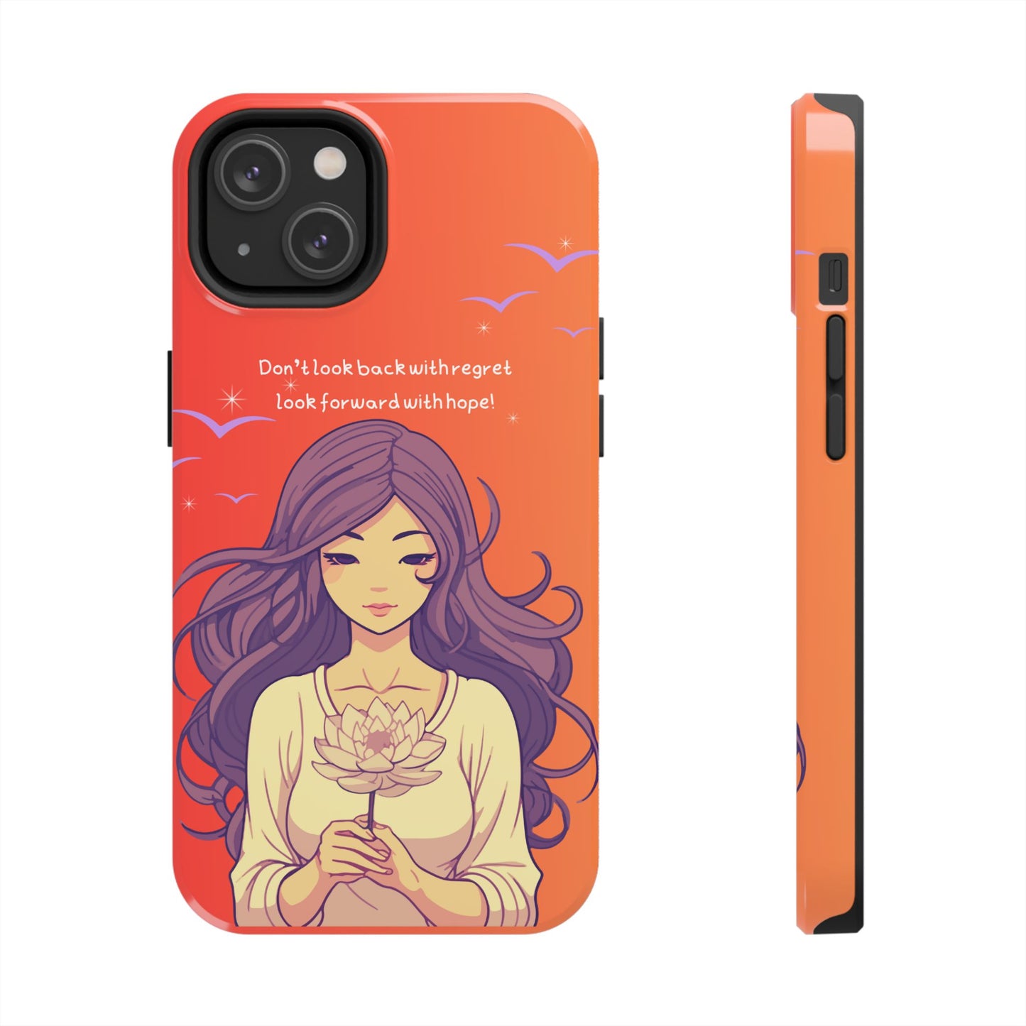 Inspirational Tough Phone Case - 'Look Forward with Hope' Design