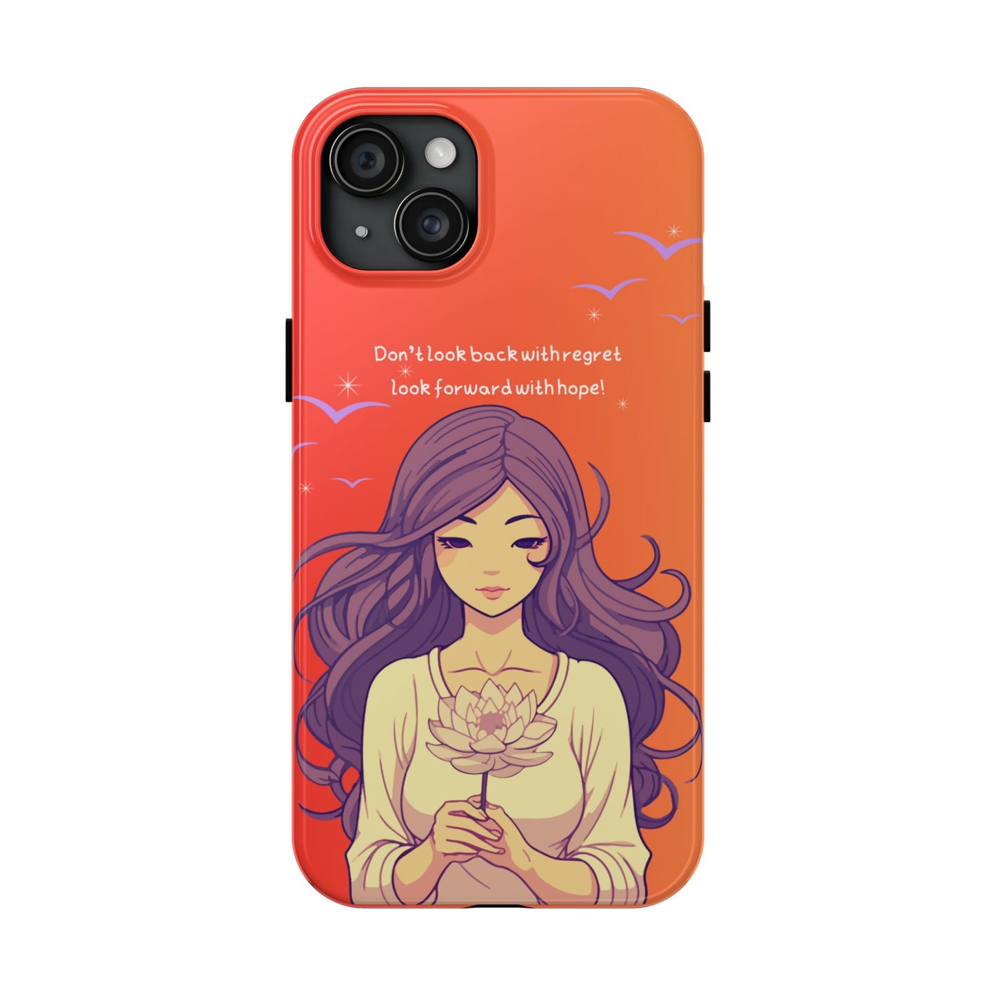 Inspirational Tough Phone Case - 'Look Forward with Hope' Design