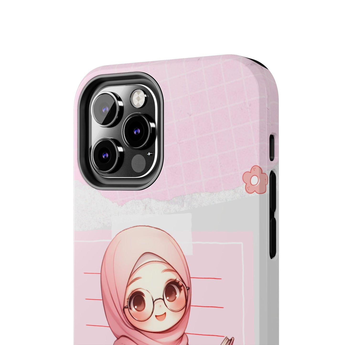 Cute Illustrated Phone Case for Girls - Stylish Tough Phone Cases with Floral Design
