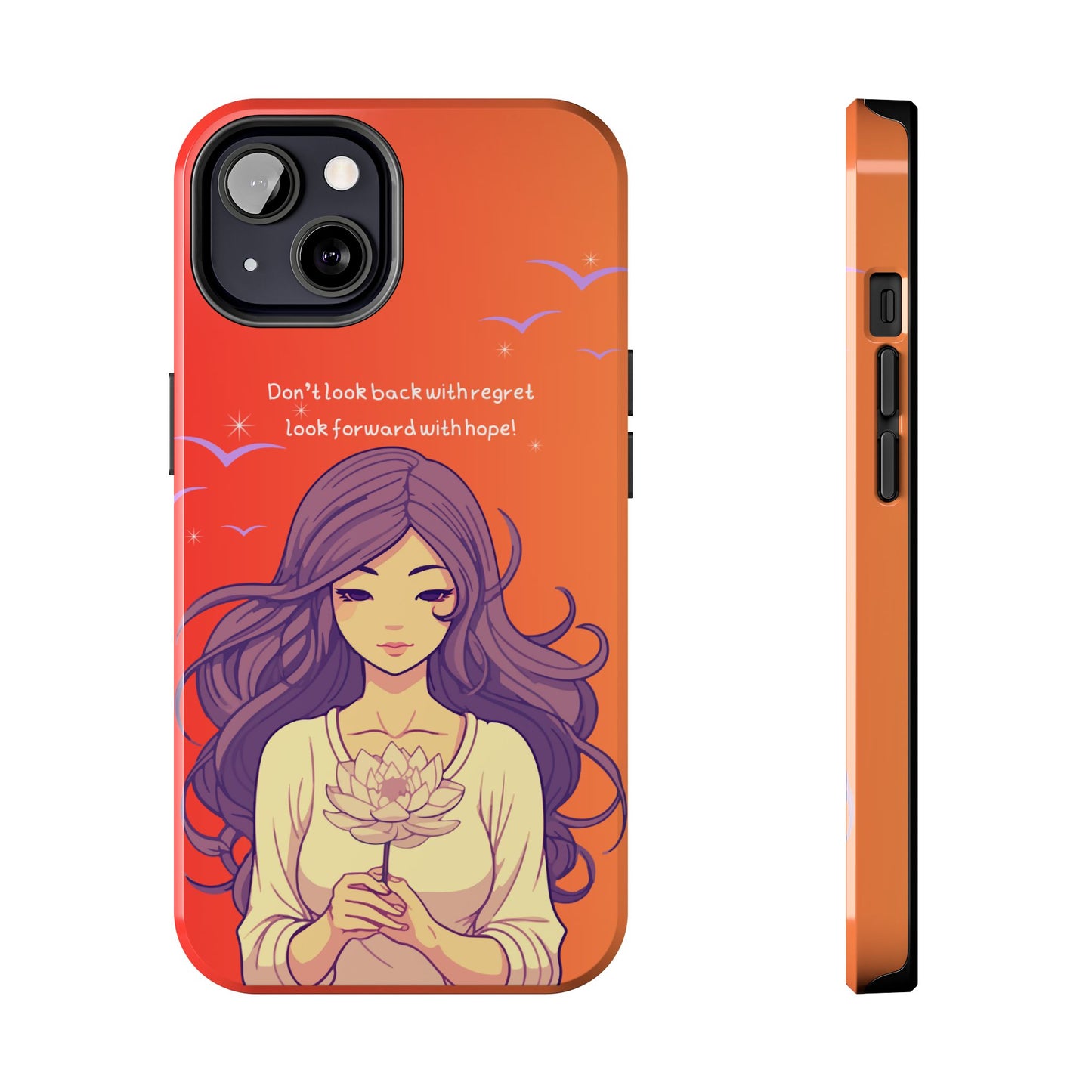 Inspirational Tough Phone Case - 'Look Forward with Hope' Design
