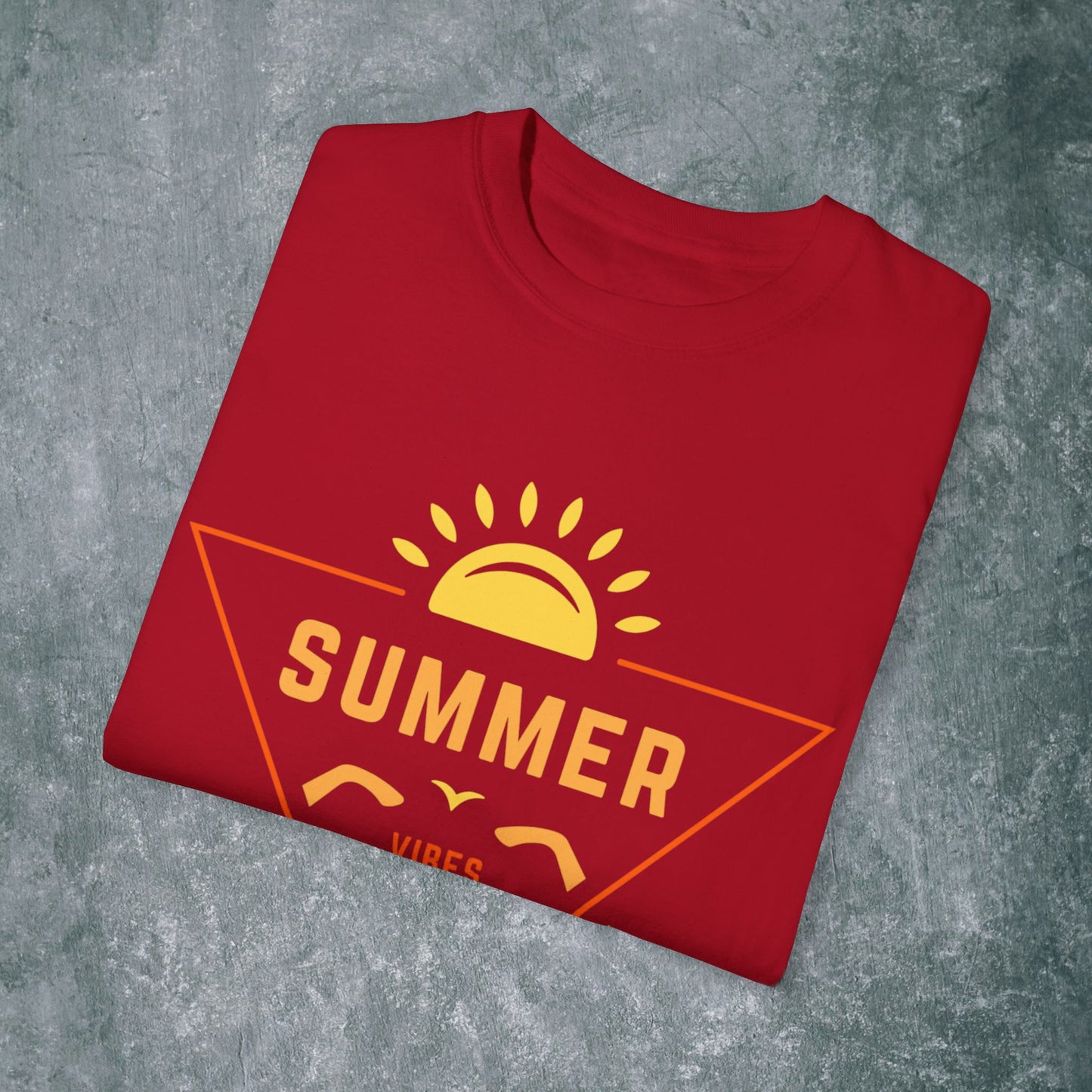 Summer Vibes Unisex Garment-Dyed T-Shirt