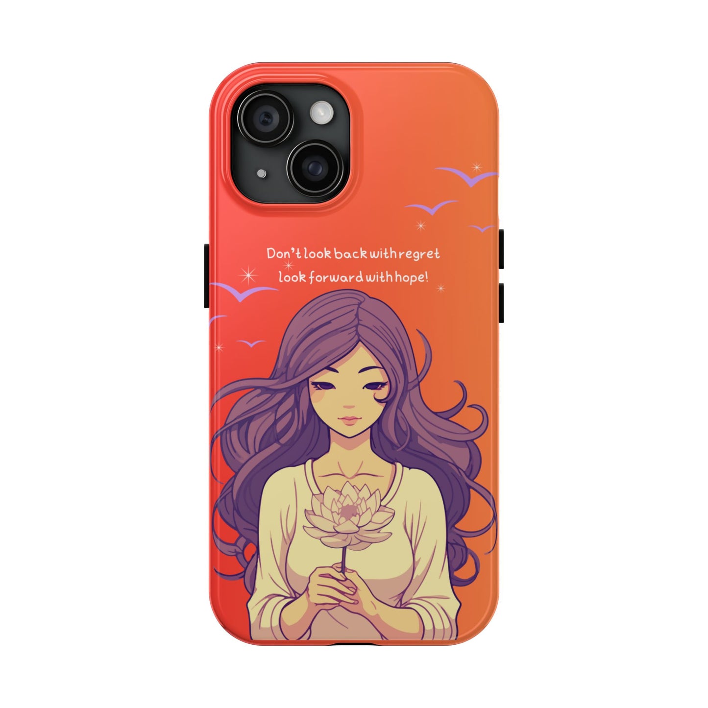 Inspirational Tough Phone Case - 'Look Forward with Hope' Design