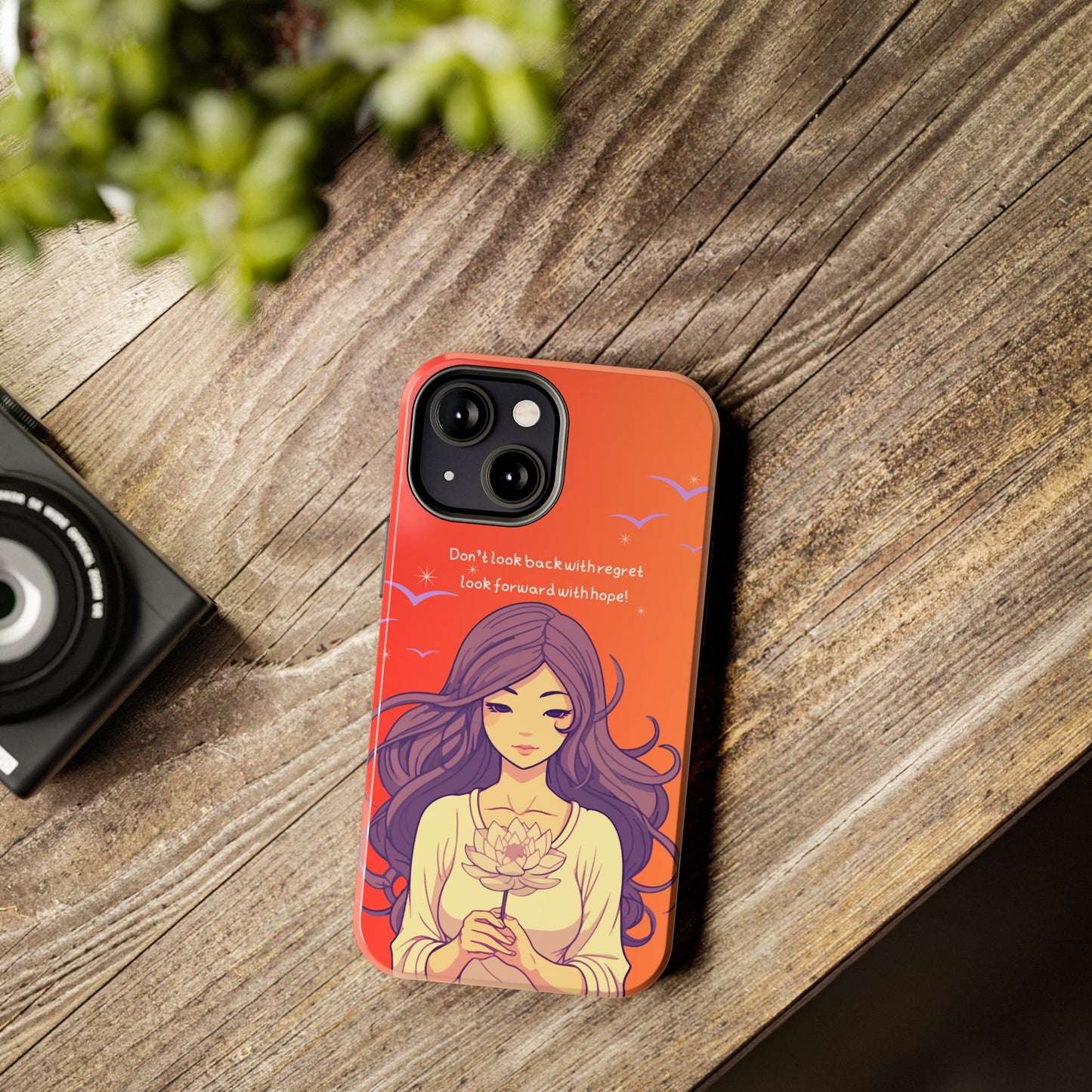 Inspirational Tough Phone Case - 'Look Forward with Hope' Design