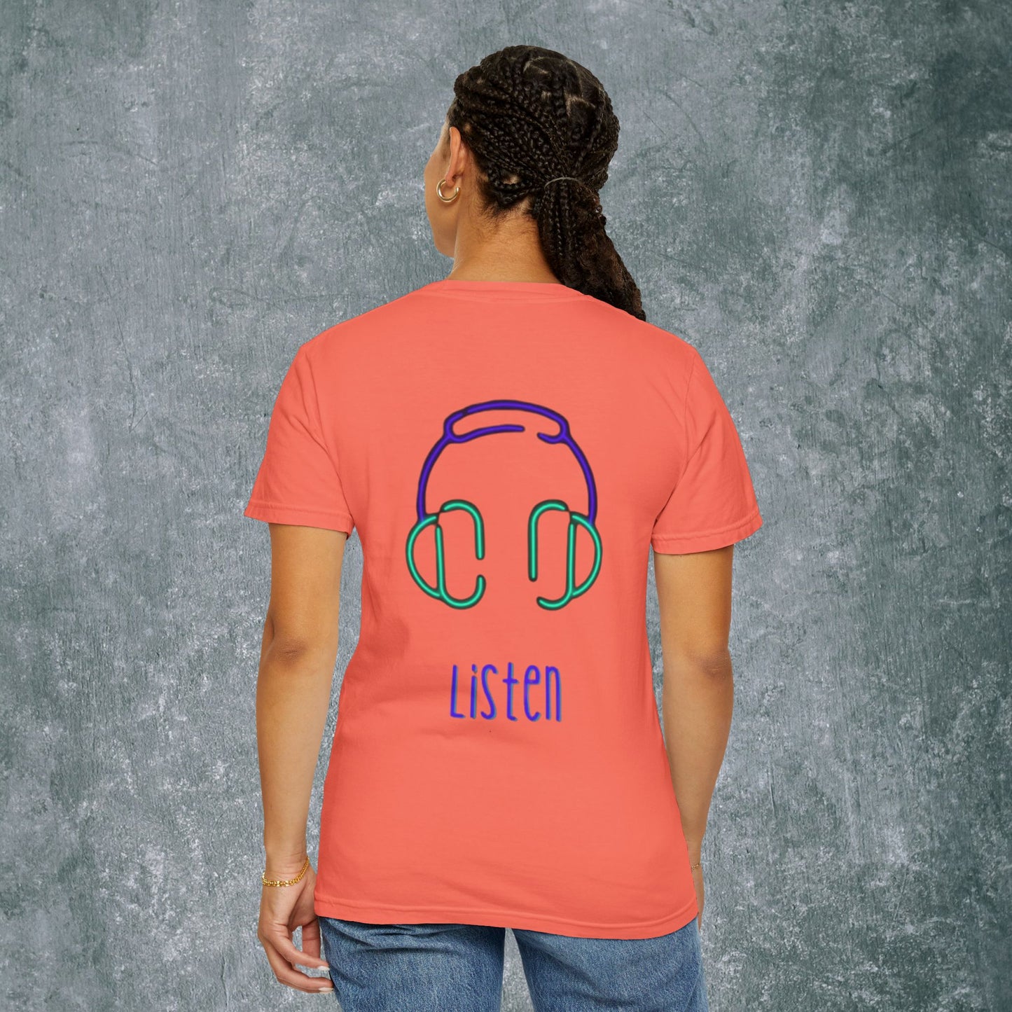 Sound Up T-Shirt for Music Lovers - With Back Print