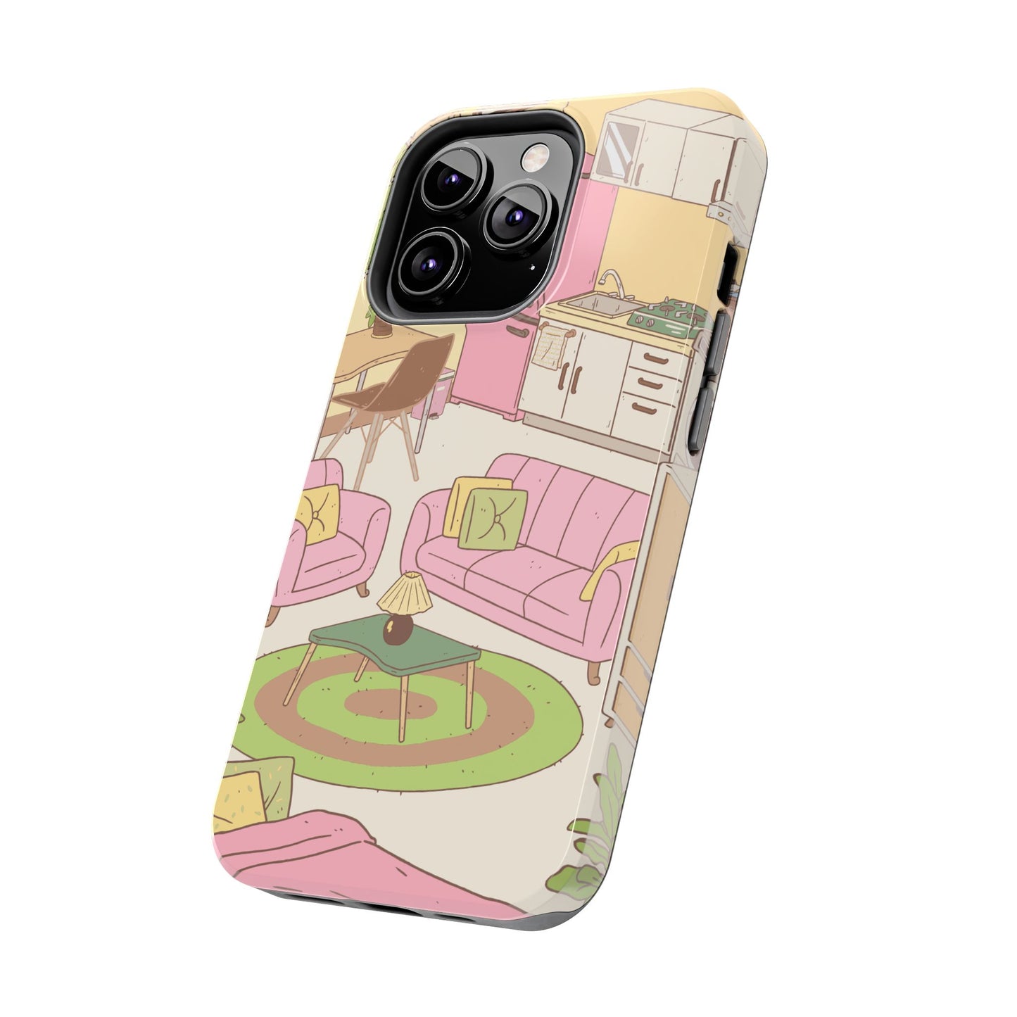 Cozy Home Vibes Tough Phone Case | Fun Living Room Design