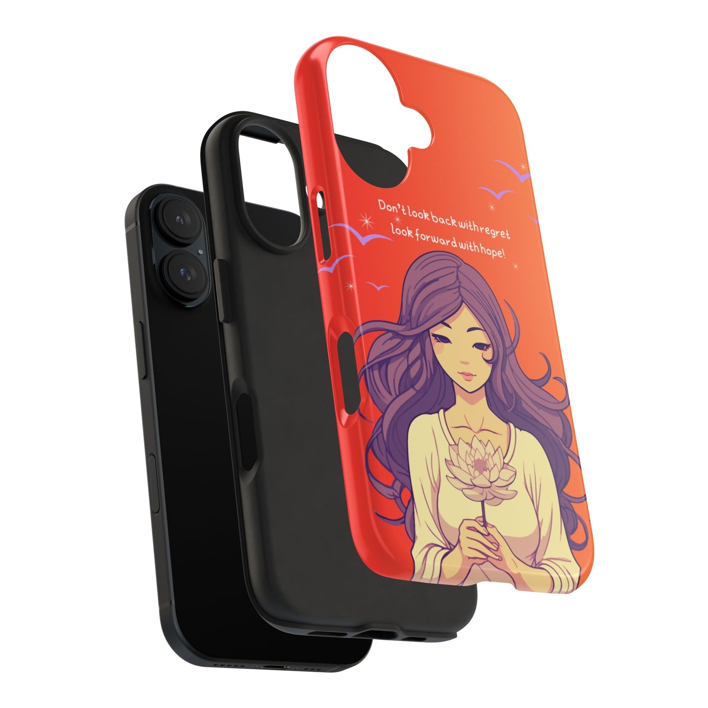 Inspirational Tough Phone Case - 'Look Forward with Hope' Design