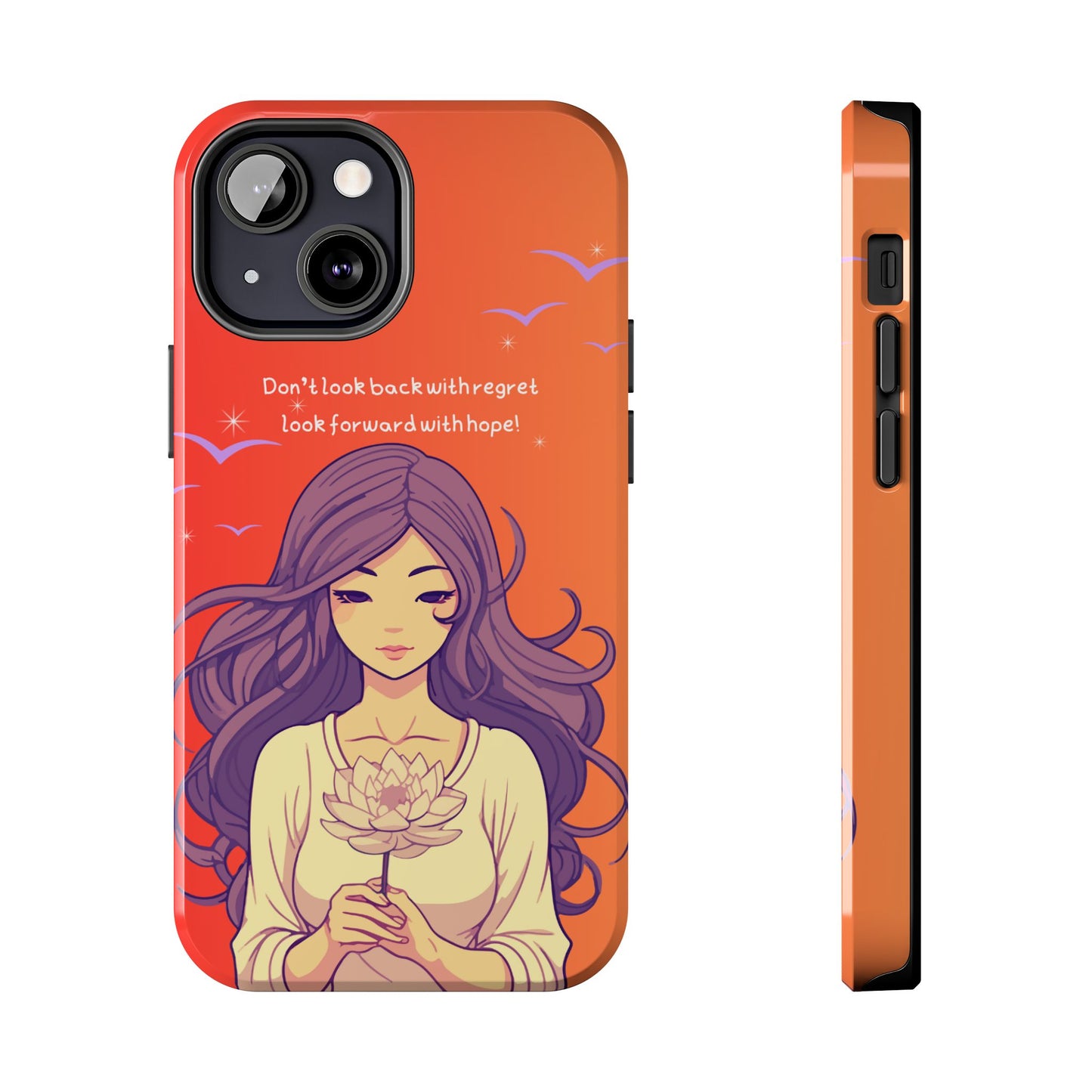 Inspirational Tough Phone Case - 'Look Forward with Hope' Design