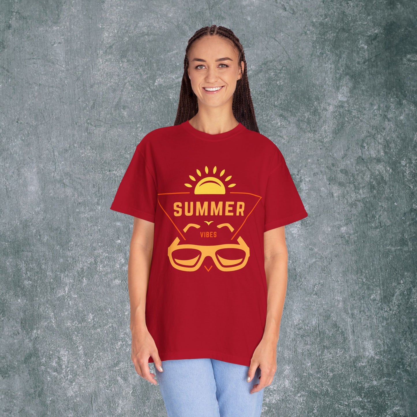 Summer Vibes Unisex Garment-Dyed T-Shirt
