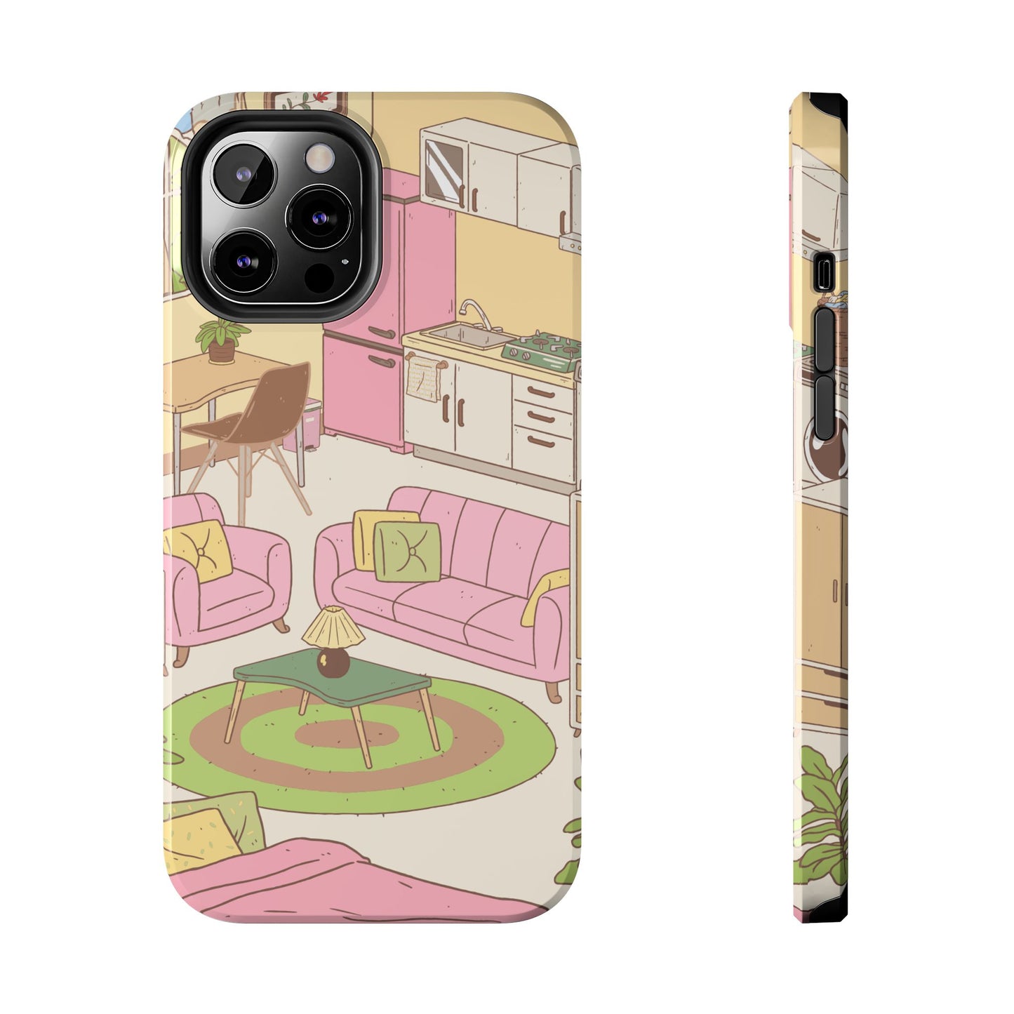 Cozy Home Vibes Tough Phone Case | Fun Living Room Design